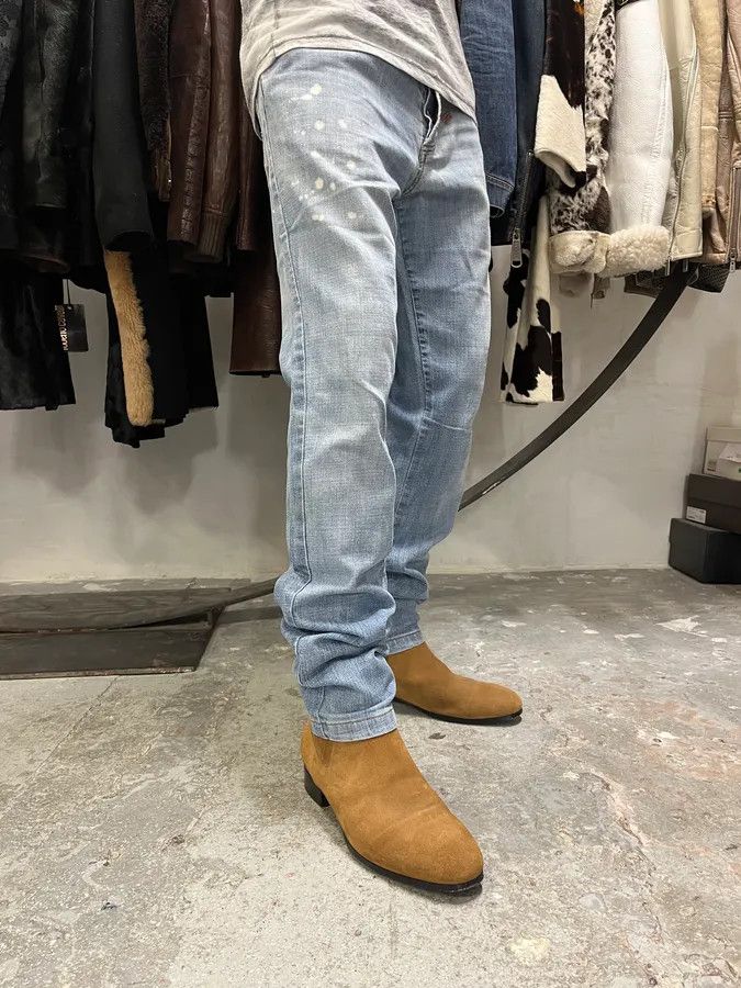 Dolce & Gabbana × Vintage SS2006 Dolce Gabbana Blue Distressed Denim Jeans Size US 32 / EU 48 - 3 Thumbnail