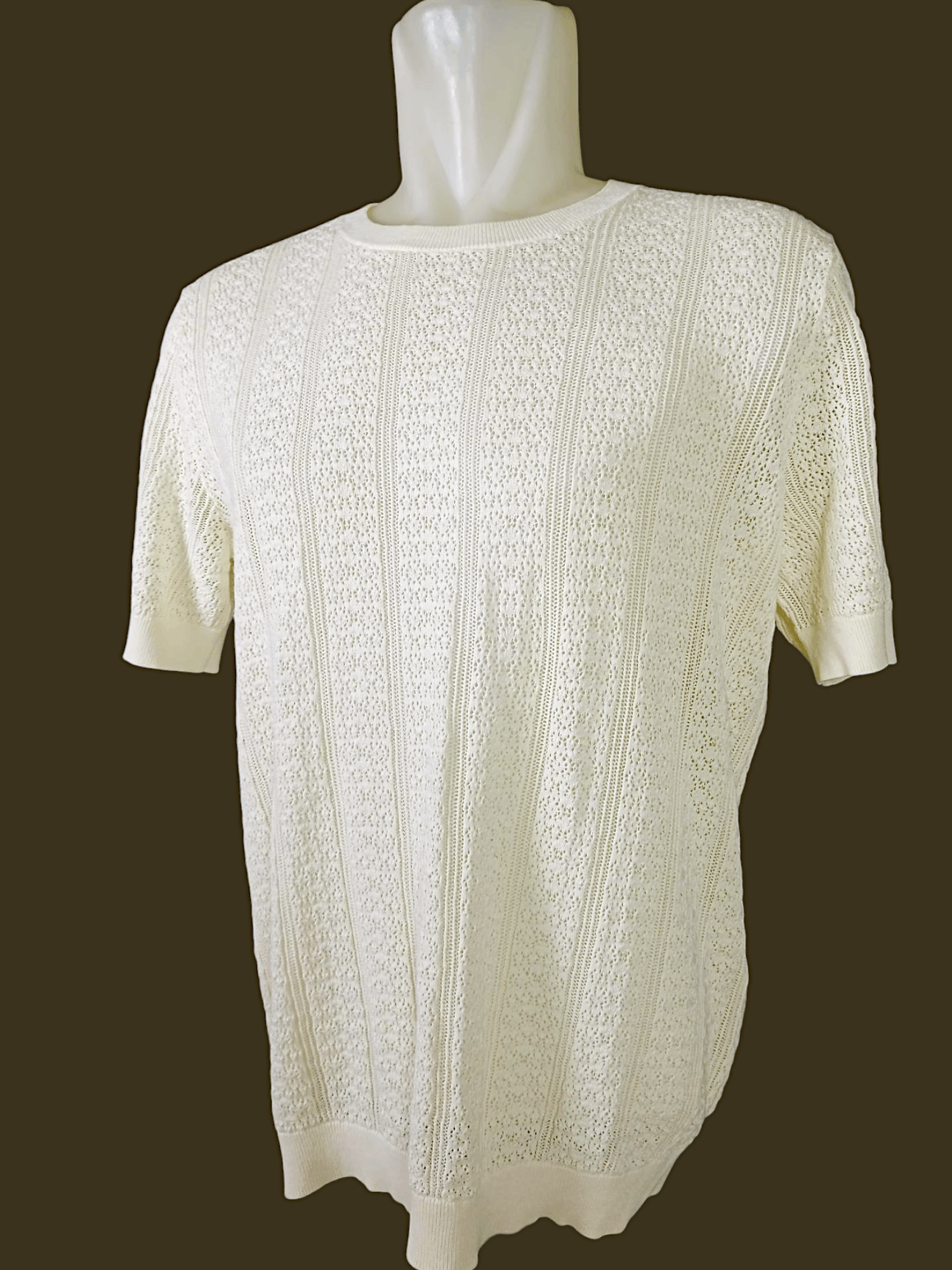 Designer × Uniqlo INES DE LA FRESSAGE X UNIQLO Mesh Knit TShirt Size XXL / US 16-18 / IT 52-54 - 16 Thumbnail