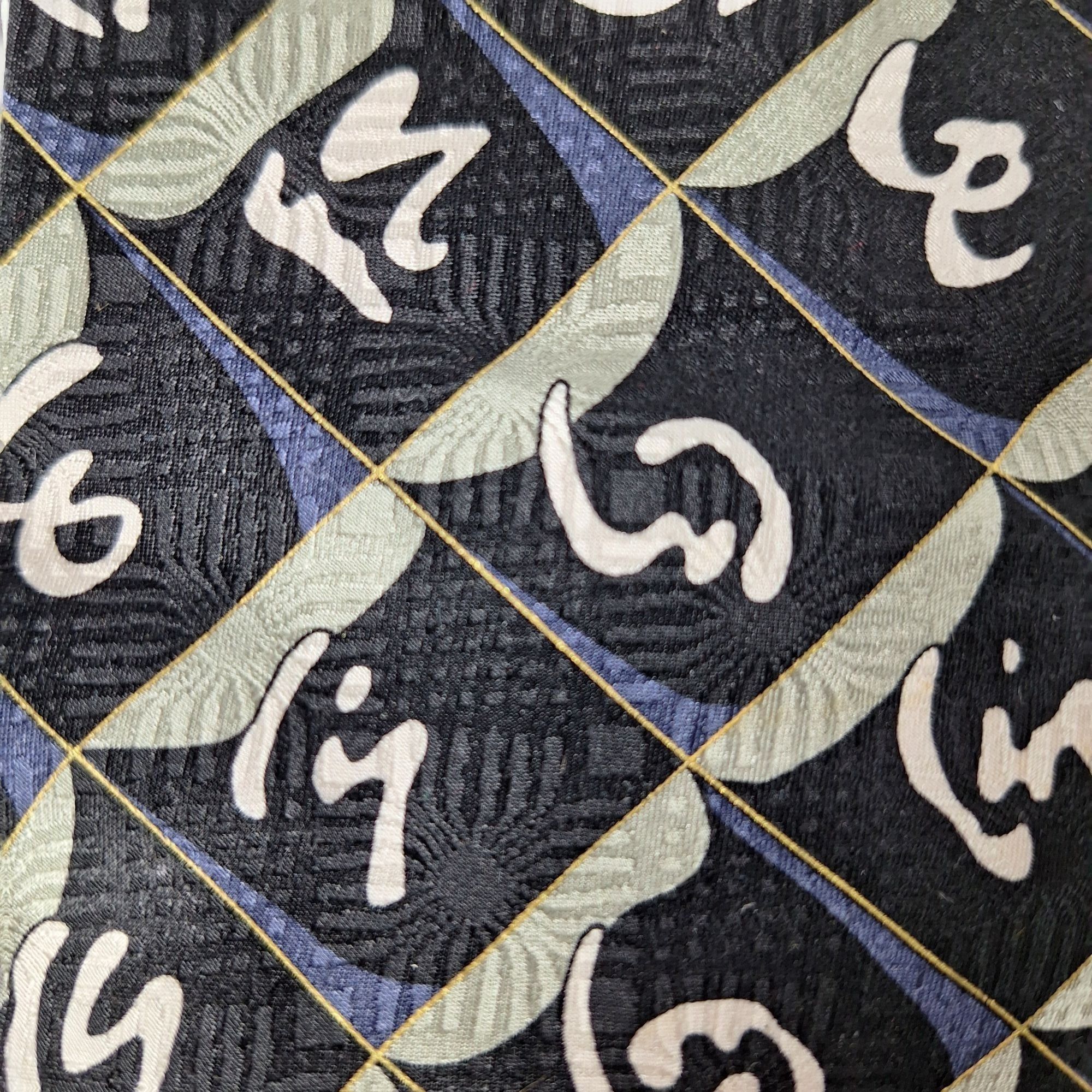 Other J. Riggins Men's Silk Tie Abstract Geometric Square Pattern Size ONE SIZE - 2 Thumbnail