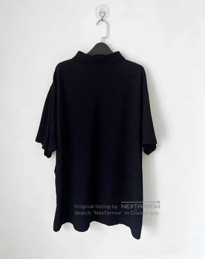 Balenciaga Balenciaga Black ringed lettering embroidery Polo shirt Size US M / EU 48-50 / 2 - 2 Thumbnail