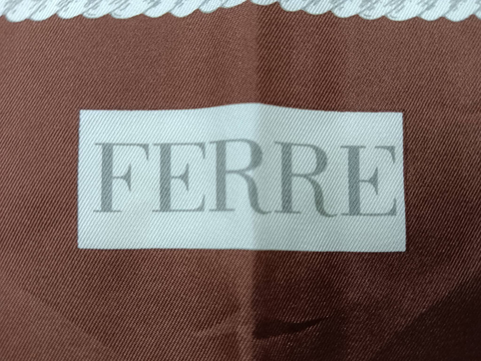 Gianfranco Ferre Gianfranco Ferre Floral Silk Scarf Size ONE SIZE - 5 Thumbnail