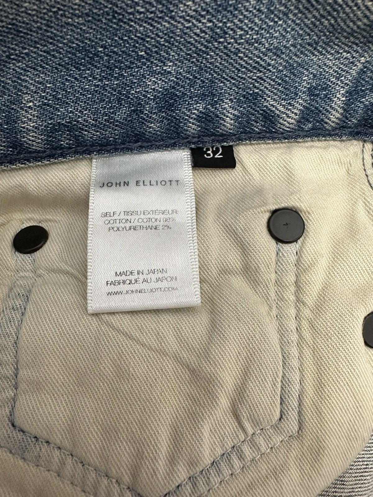 John Elliott John Elliot The Cast 2 Coast 2 Denim Jeans Size US 32 / EU 48 - 4 Thumbnail