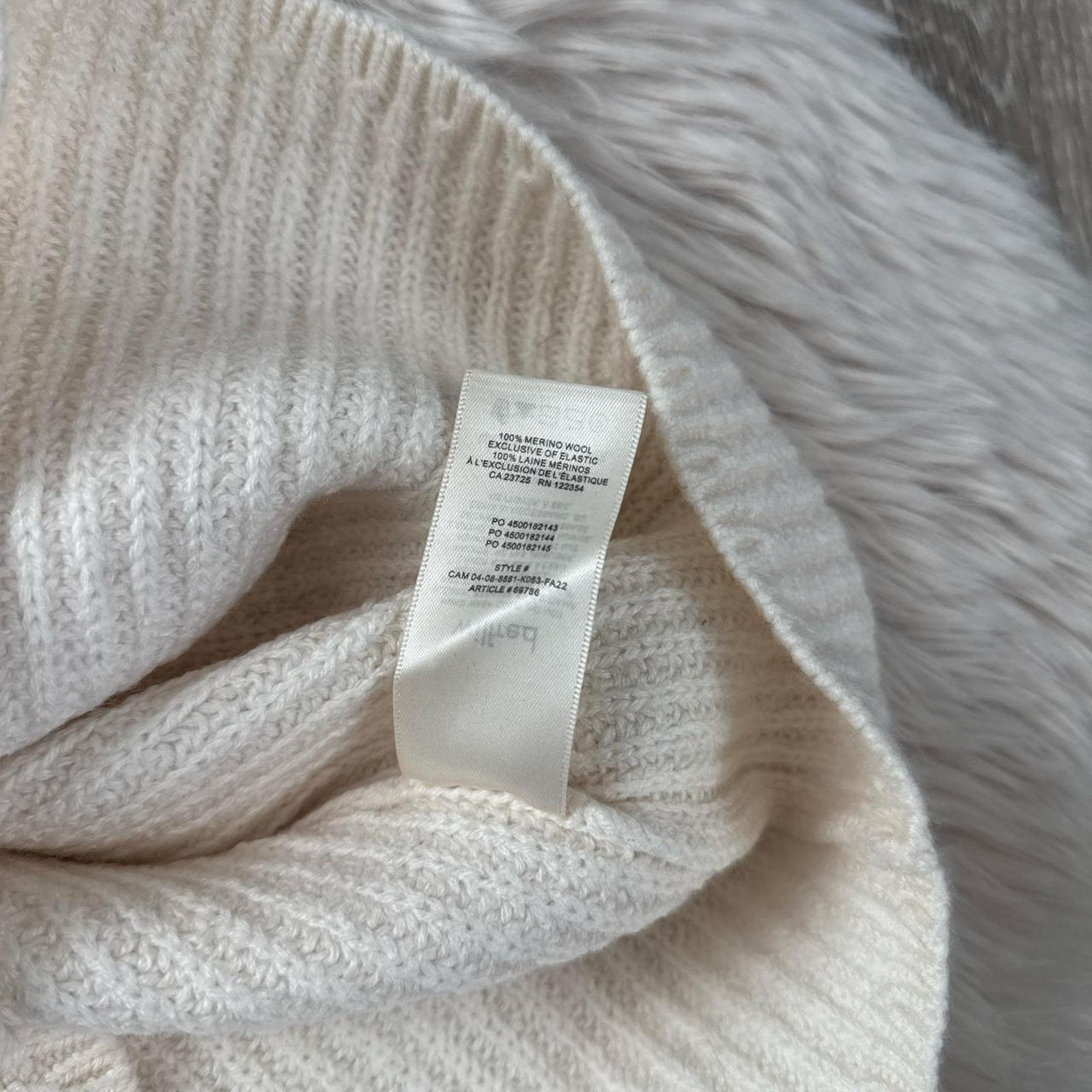 Aritzia NWOT ARITZIA WILFRED Montpellier Sweater Dress - Light Birch Size XXS / US 00 / IT 34 - 6 Thumbnail