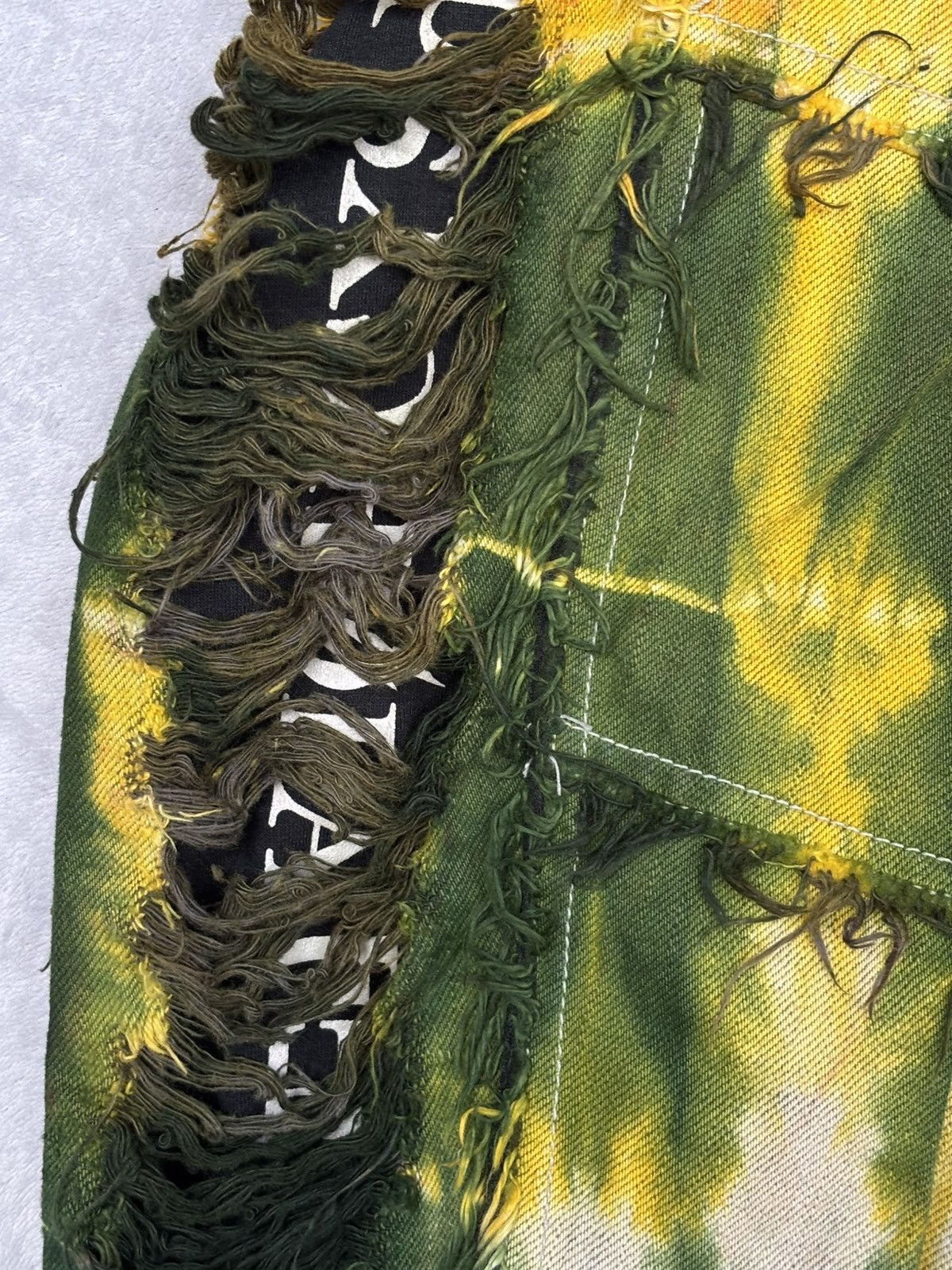NEXUSVII Rare NexusVII x Psychopath Deconstructed Denim Jacket Size US XL / EU 56 / 4 - 4 Thumbnail