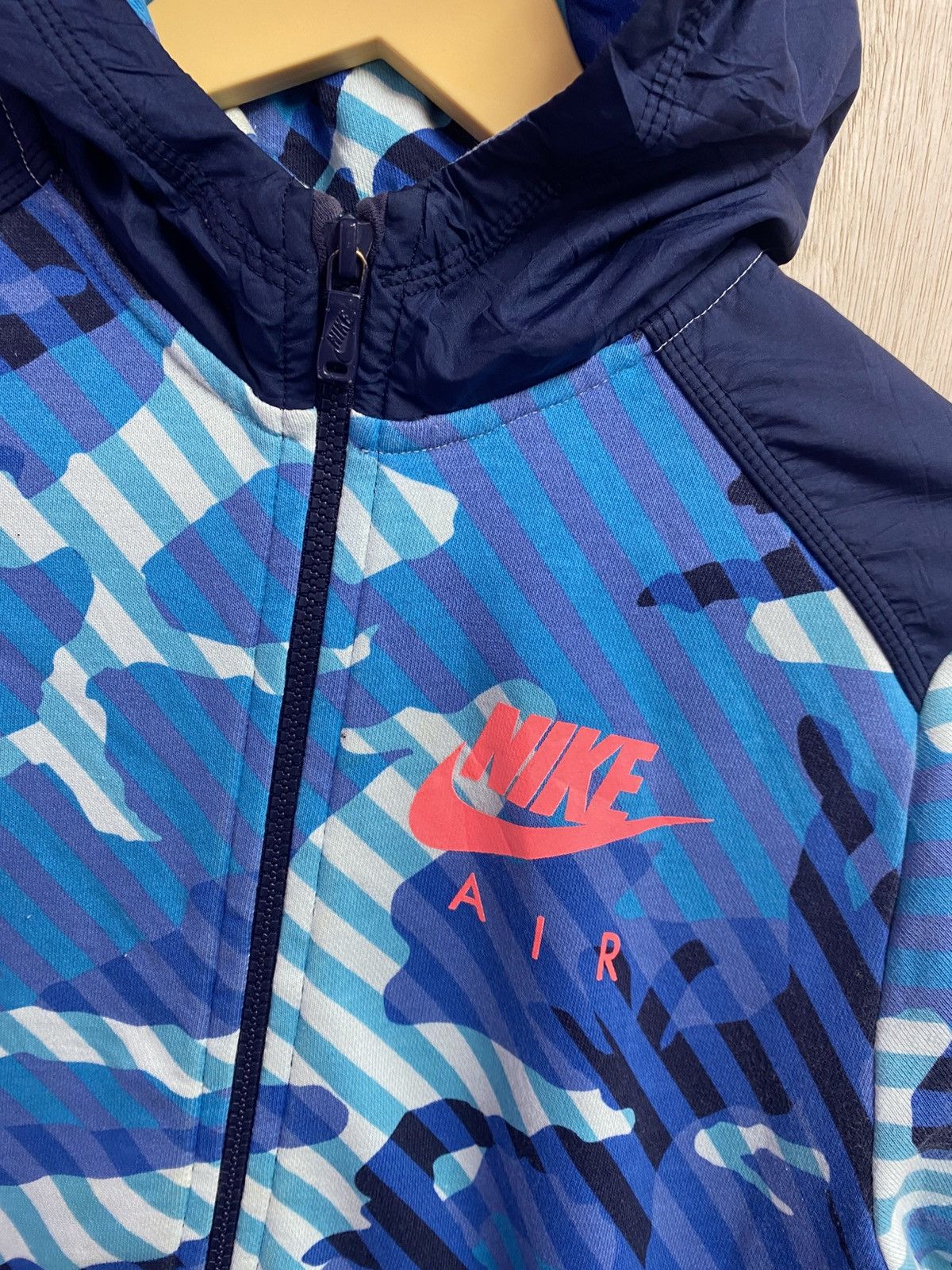Nike Nike Hoodie YA76 Camo BF FZ in Blue Lagoon/Obsidian Crimson Size US S / EU 44-46 / 1 - 2 Thumbnail