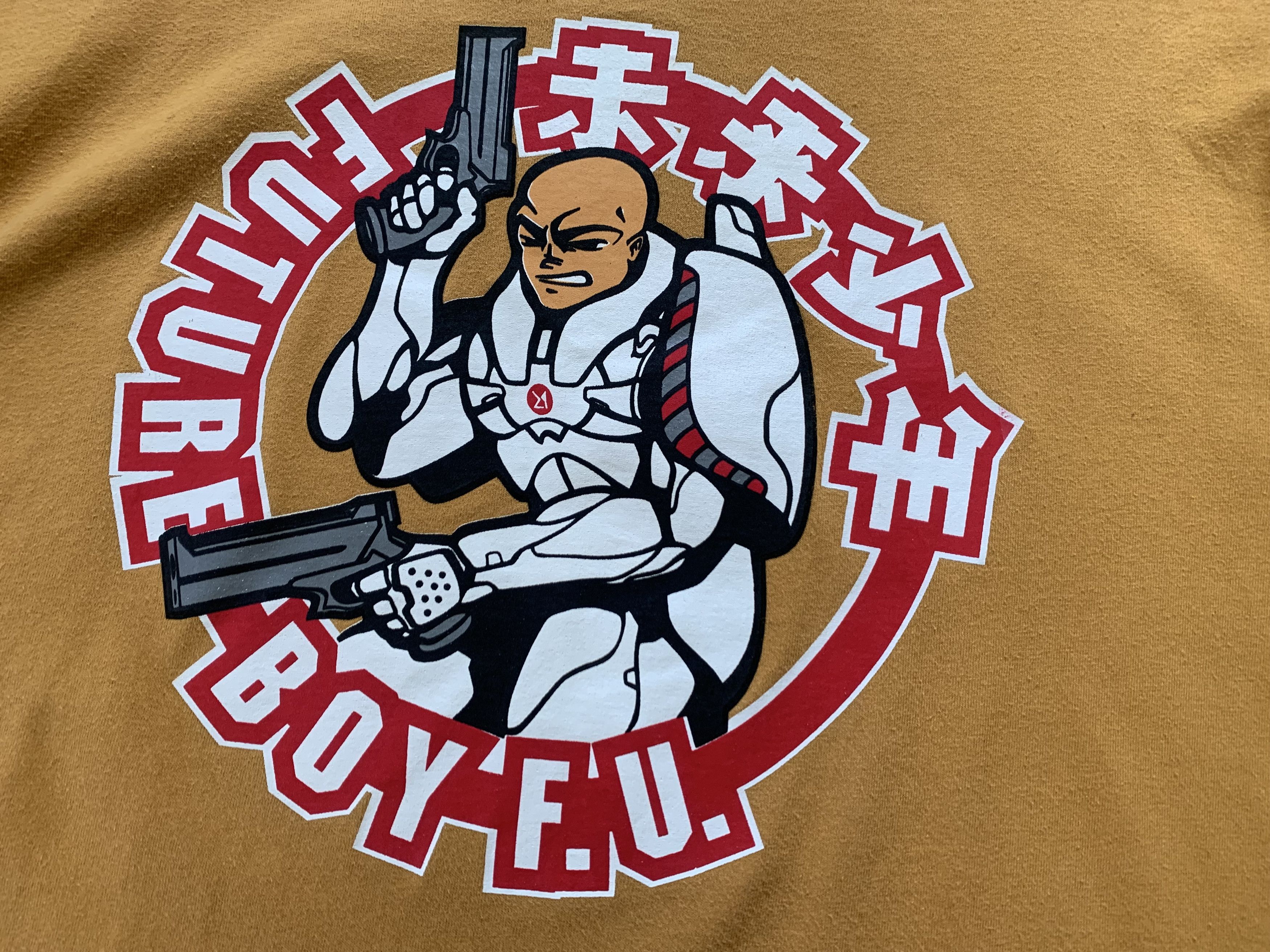 Anime × Japanese Brand × Vintage Future Boy FU Vintage Anime Printed Long Sleeve Size US L / EU 52-54 / 3 - 4 Thumbnail