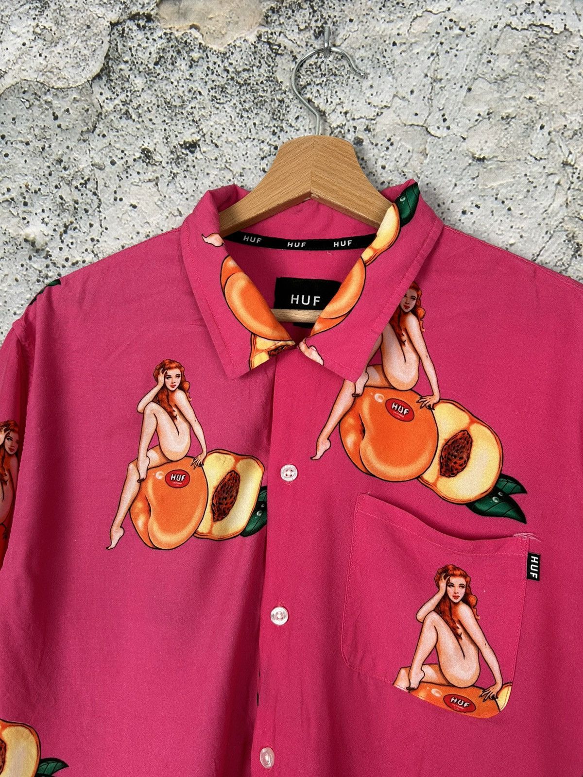 Huf HUF Skateboarding Hawaiian Crazy Shirt Skategang Hype Size US M / EU 48-50 / 2 - 3 Thumbnail