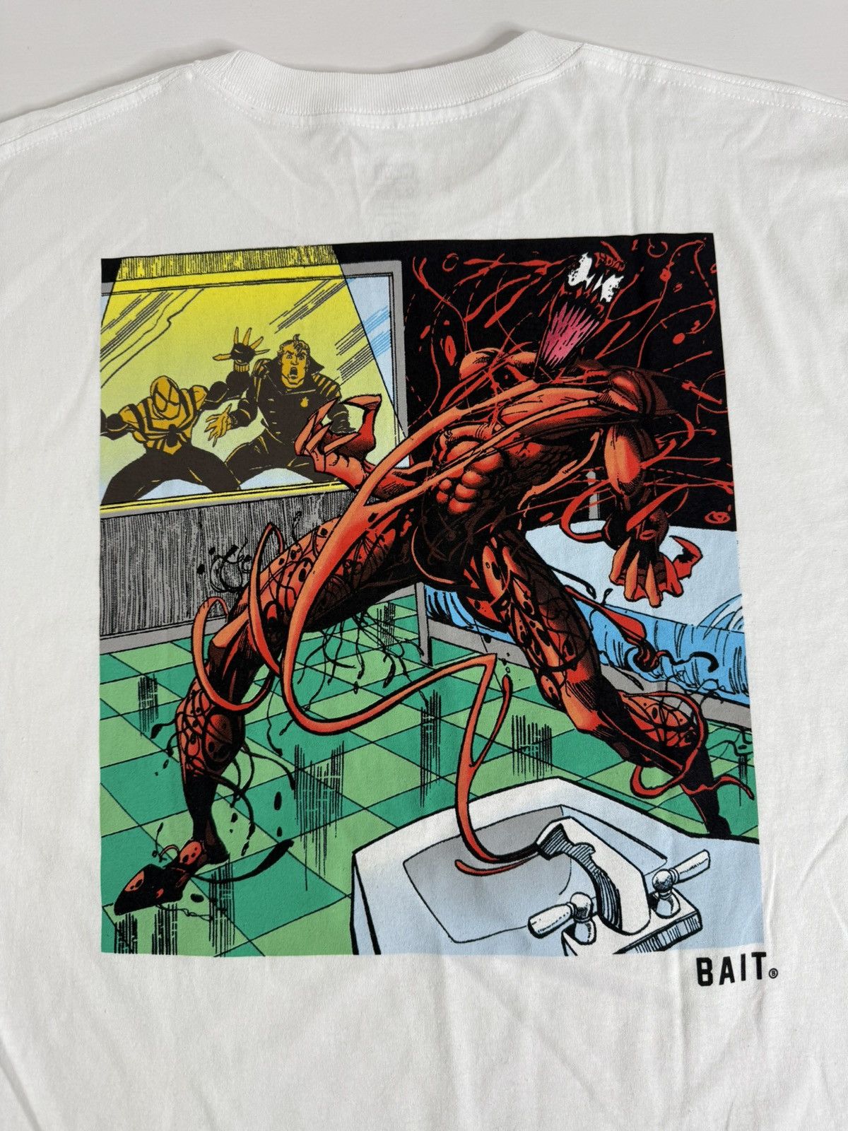 Bait Bait x Marvel Carnage Tee "White" (XL) *BRAND NEW* Size US XL / EU 56 / 4 - 6 Thumbnail