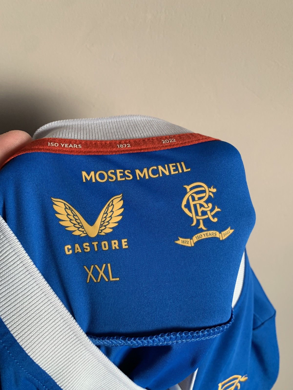 Other Glasgow Rangers Gers 2021 home soccer football jersey shirt Size US XXL / EU 58 / 5 - 8 Thumbnail