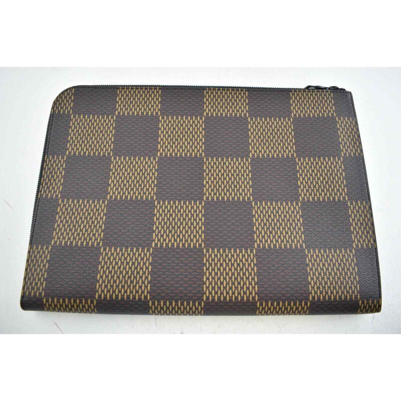 Louis Vuitton Louis Vuitton Giant Monogram Damier Ebene Clutch Bag Size ONE SIZE - 9 Thumbnail