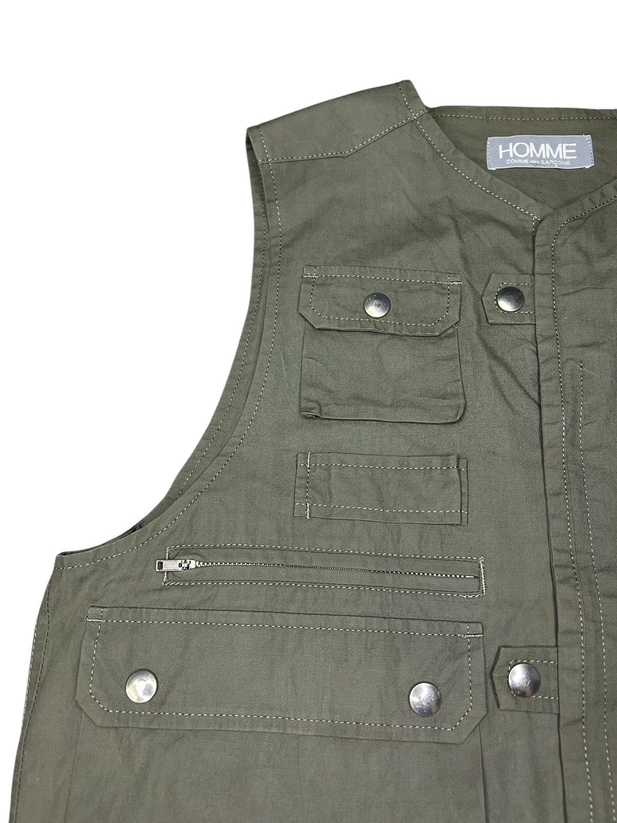 Comme des Garcons Homme 80s Cargo Vest Size US M / EU 48-50 / 2 - 4 Thumbnail