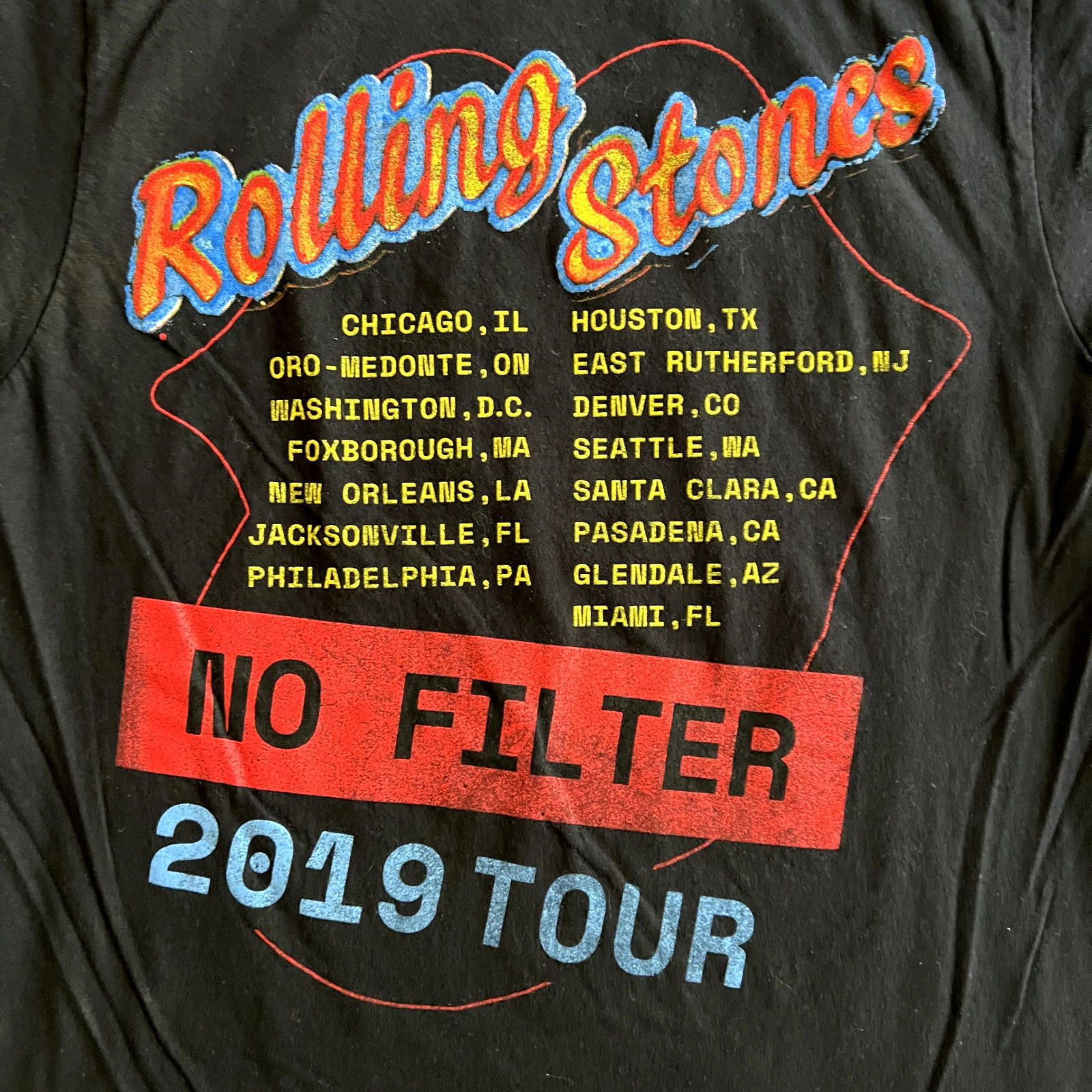 The Rolling Stones The Rolling Stones Tour 2019 No Filter T-Shirt Tee Adult M Size US L / EU 52-54 / 3 - 7 Thumbnail