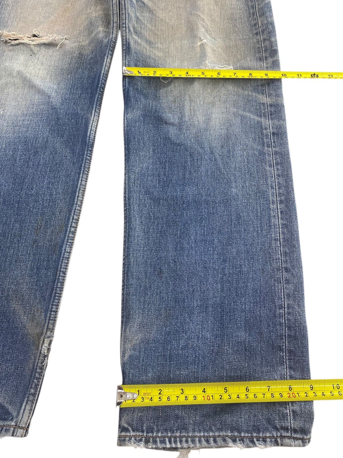 Other Japanese Brand Blue Light Wash Style Loose Jeans Size US 30 / EU 46 - 8 Thumbnail