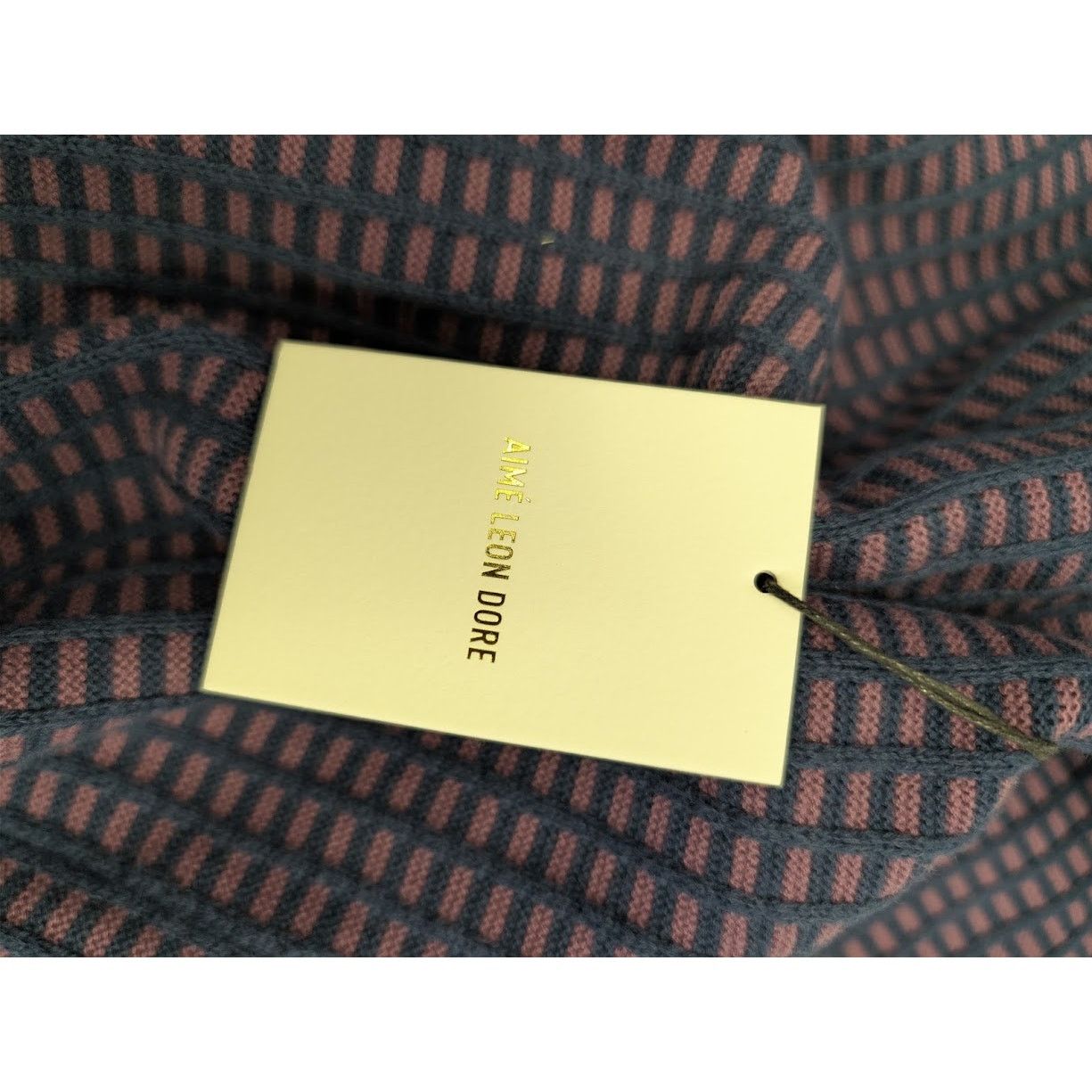 Aime Leon Dore o1rshd1 Long-Sleeve Polo Cardigan Moonlit in Ocean Size US XL / EU 56 / 4 - 18 Thumbnail