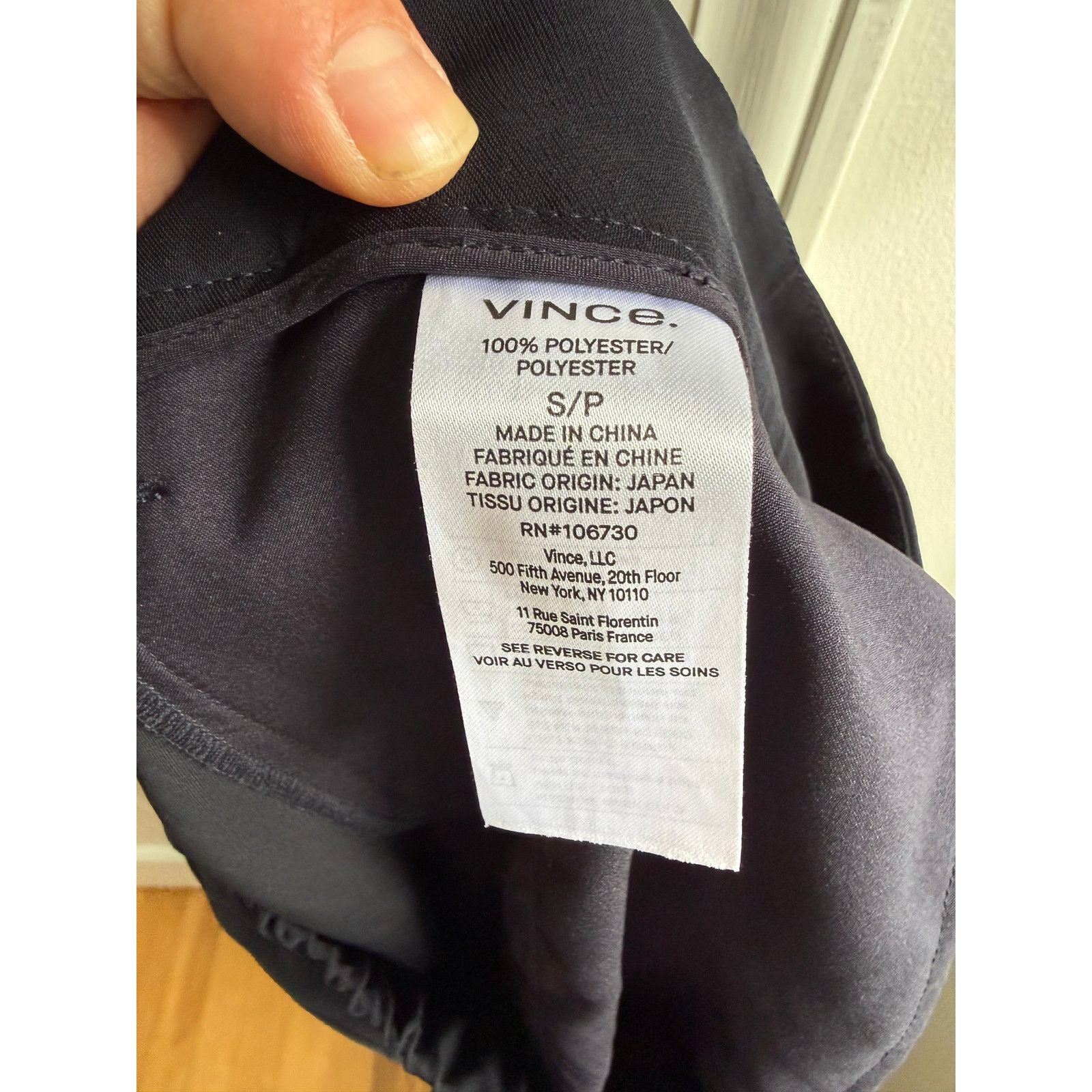 Vince Vince Black Jogger Pants Women’s Size 2 Performance EUC Size 26" / US 2 / IT 38 - 4 Thumbnail