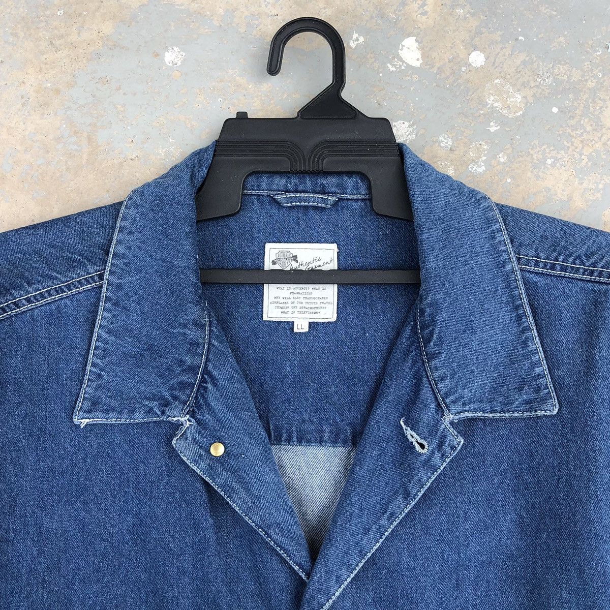 Vintage Vintage Minoya Co.Man Baggy Denim Jacket With Pockets Size US L / EU 52-54 / 3 - 15 Thumbnail
