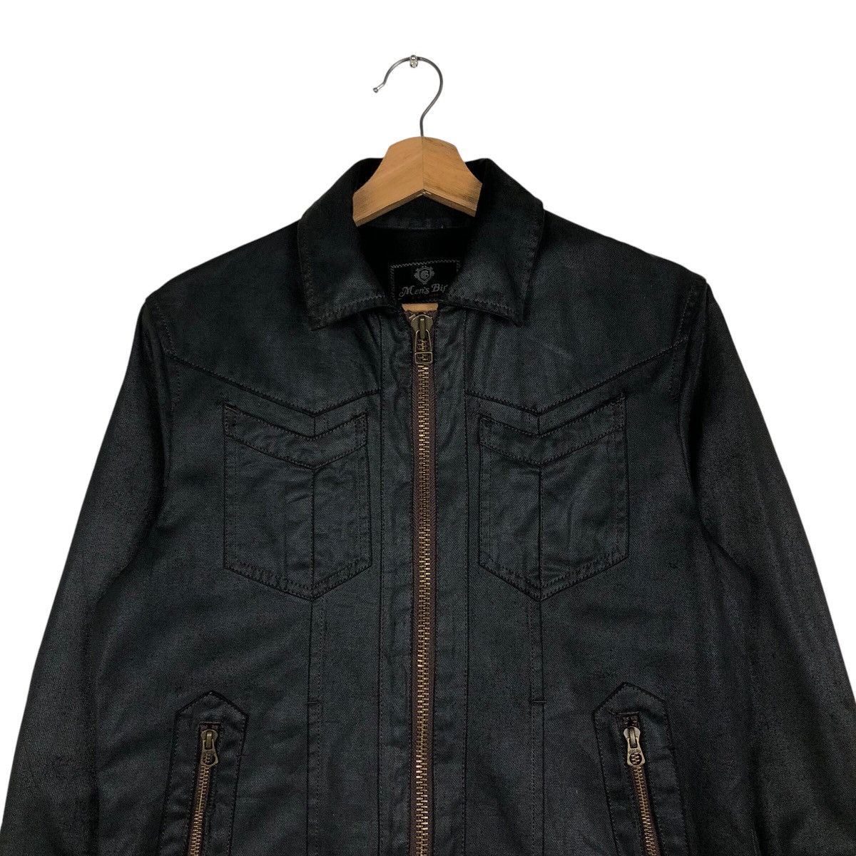 Japanese Brand 📌Vintage Trucker Biker Jacket Men Bigi Japan Issey Miyake Size US M / EU 48-50 / 2 - 4 Thumbnail
