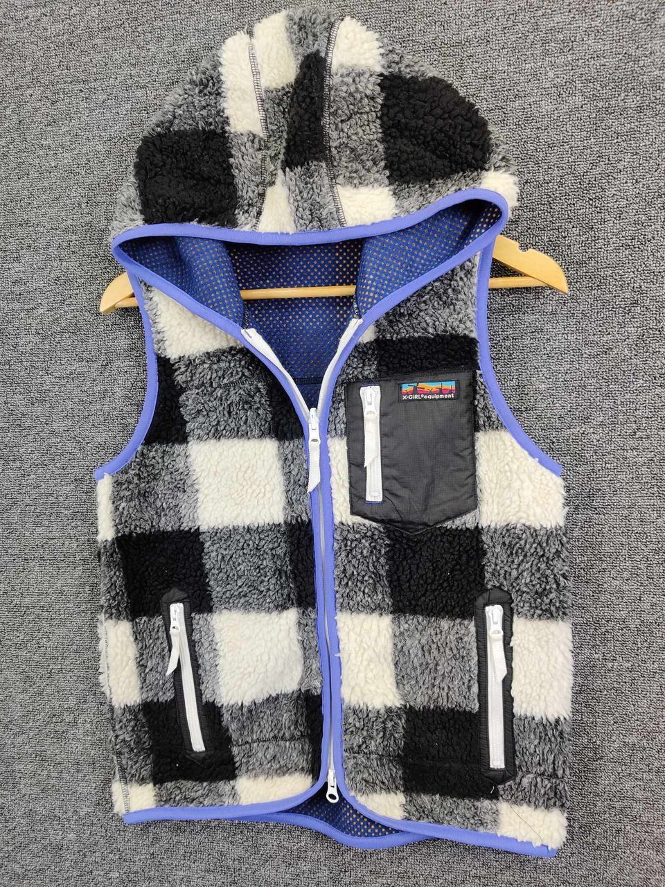 Vintage X-Girl Fleece Sherpa Outdoor Vest Size US S / EU 44-46 / 1 - 2 Thumbnail