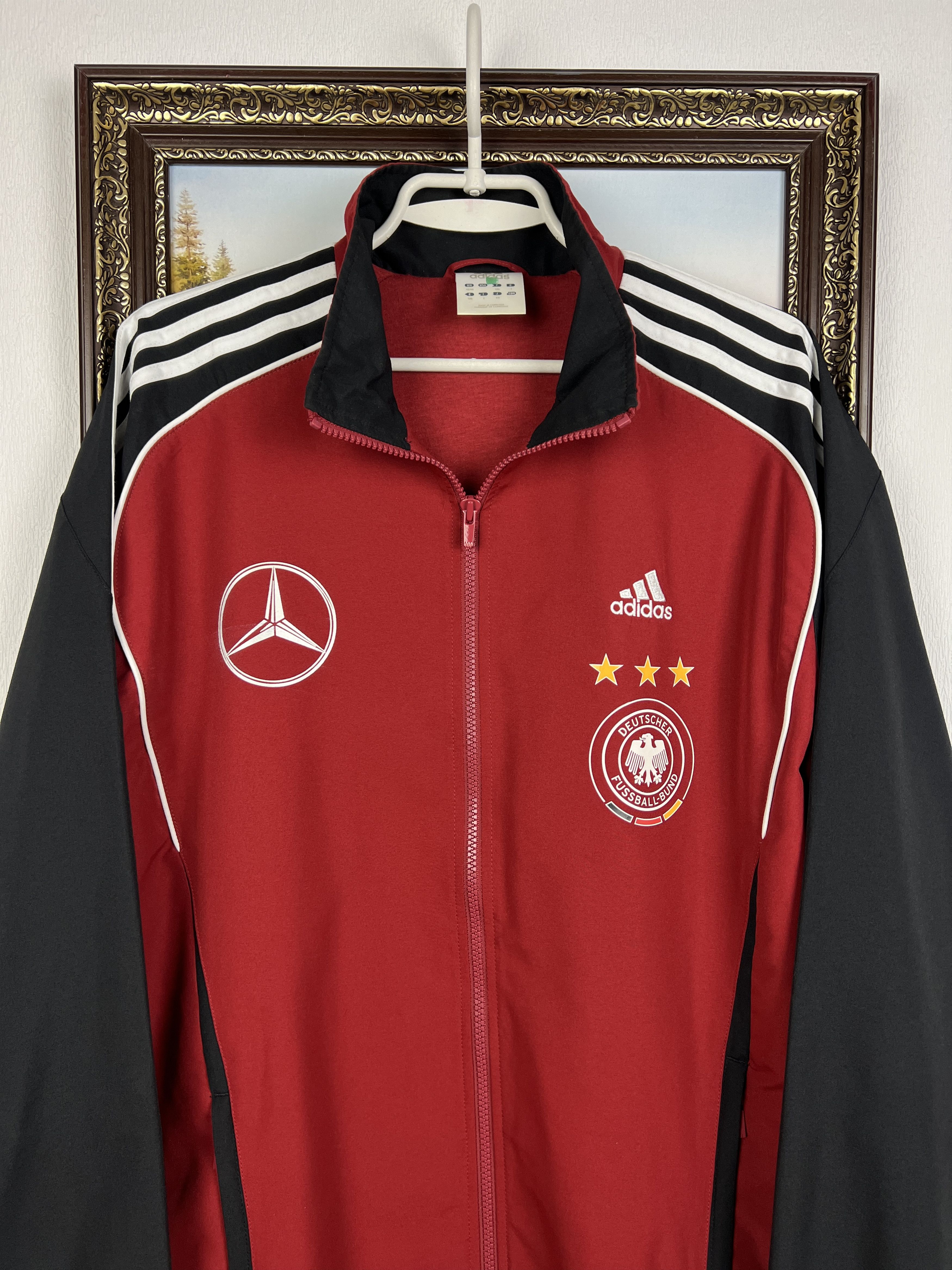 Adidas Germany Football Jacket Mercedes Player Issue Track Top Size US L / EU 52-54 / 3 - 2 Thumbnail