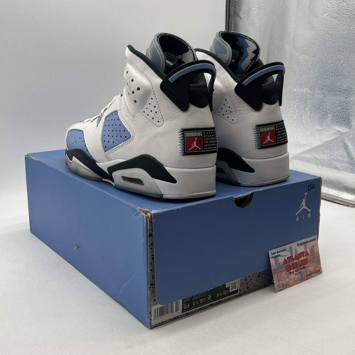 Jordan Brand Air Jordan 6 unc home Size US 10.5 / EU 43-44 - 4 Thumbnail