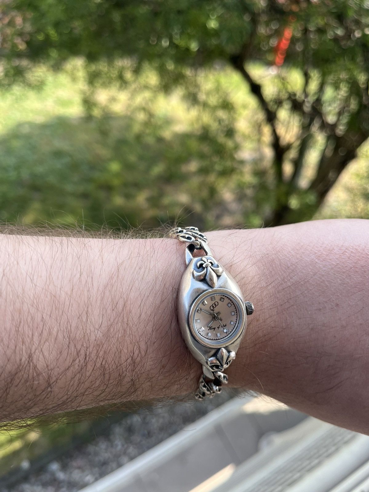 Japanese Brand Vintage Eishin Japan Watch style gothic silver Size ONE SIZE - 7 Thumbnail
