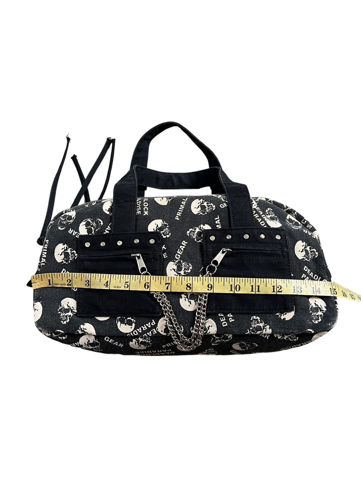 Japanese Brand Skull Punk Chain Shoulder Bag Japanese Brand Size ONE SIZE - 8 Thumbnail