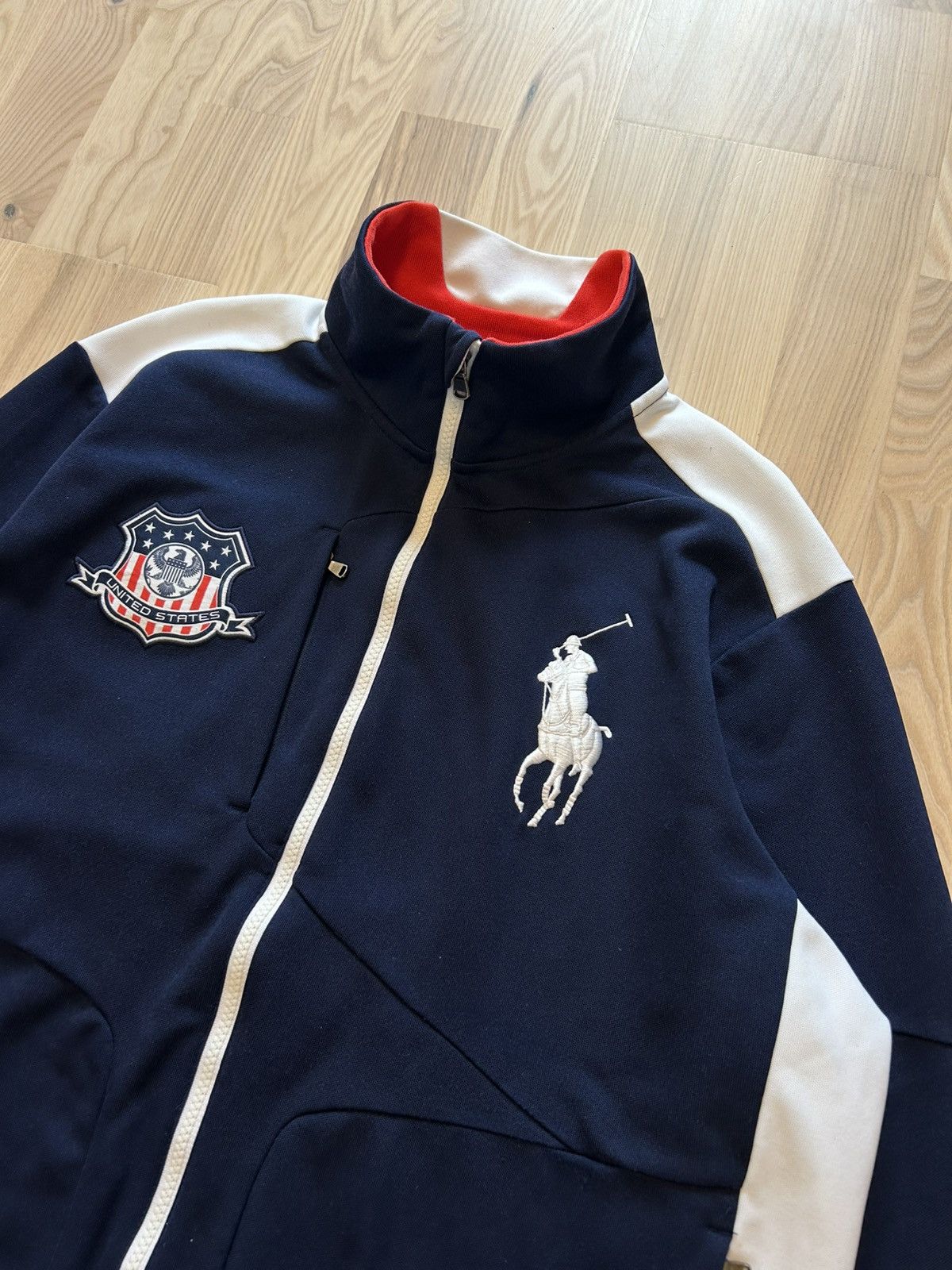 Ralph Lauren Sport Polo Sport Ralph Lauren USA Track Jacket Big Pony Size US L / EU 52-54 / 3 - 3 Thumbnail