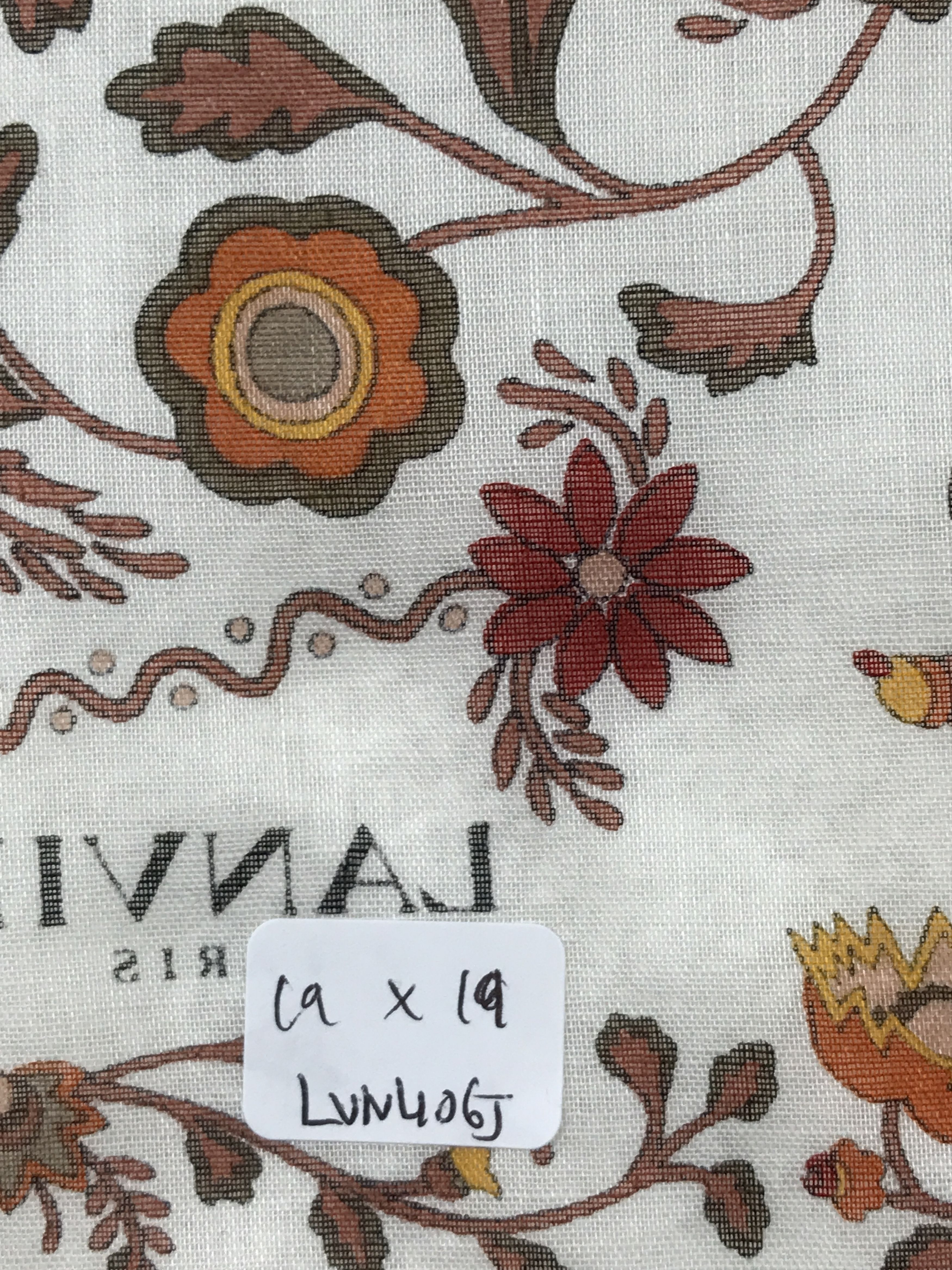 Designer × Lanvin × Vintage Vintage Lanvin Bandana Neckerchief Handkerchief Size ONE SIZE - 5 Thumbnail