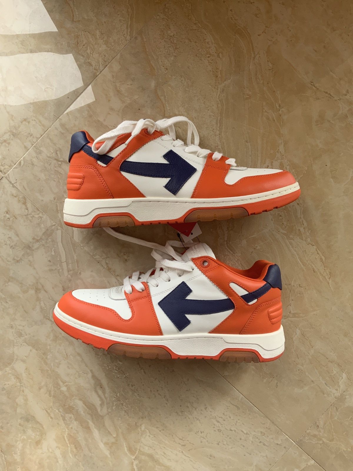 Off-White Off-White Out Of Office Orange Navy EU45 / US12 Authentic ✅ Size US 12 / EU 45 - 1 Thumbnail