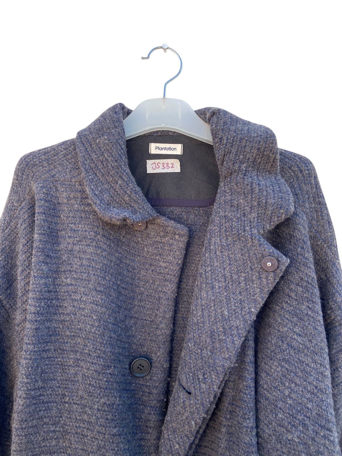 Issey Miyake Plantation Issey Miyake Oversized Wool Blend Cocoon Coat m Size US M / EU 48-50 / 2 - 5 Thumbnail