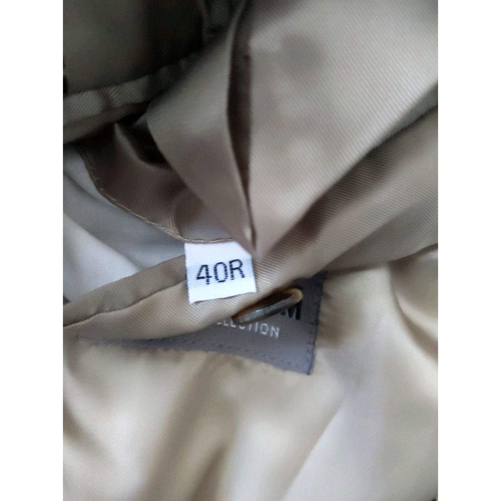 Vintage VINTAGE Today's Man Sport Coat Jacket 40R Wool Tweed Chevron Notch Lapel Three-Button Single-Breasted Brown Men's Blazer Coat Size 40R - 6 Thumbnail