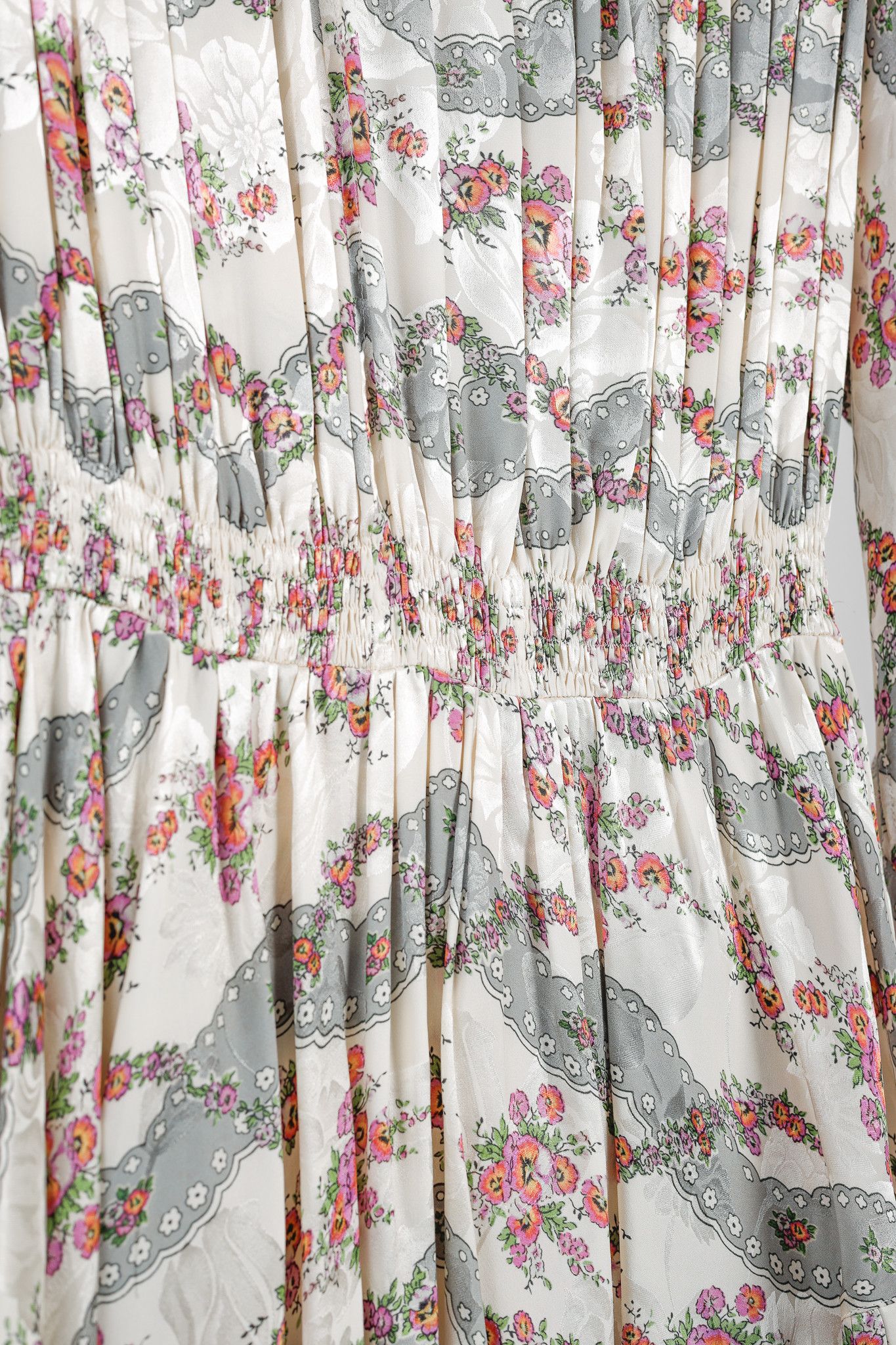 Isabel Marant Isabel Marant Josephine Antique Floral-Print Tie-Neck Dress Size M / US 6-8 / IT 42-44 - 8 Thumbnail