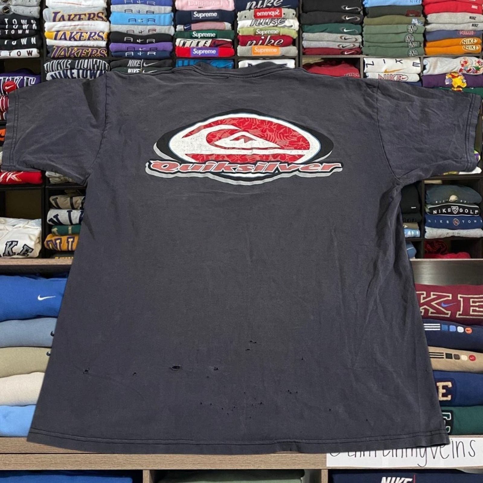 Quiksilver Vintage Y2K 2003 quiksilver Surf Sweater/Shirt Size US L / EU 52-54 / 3 - 1 Thumbnail