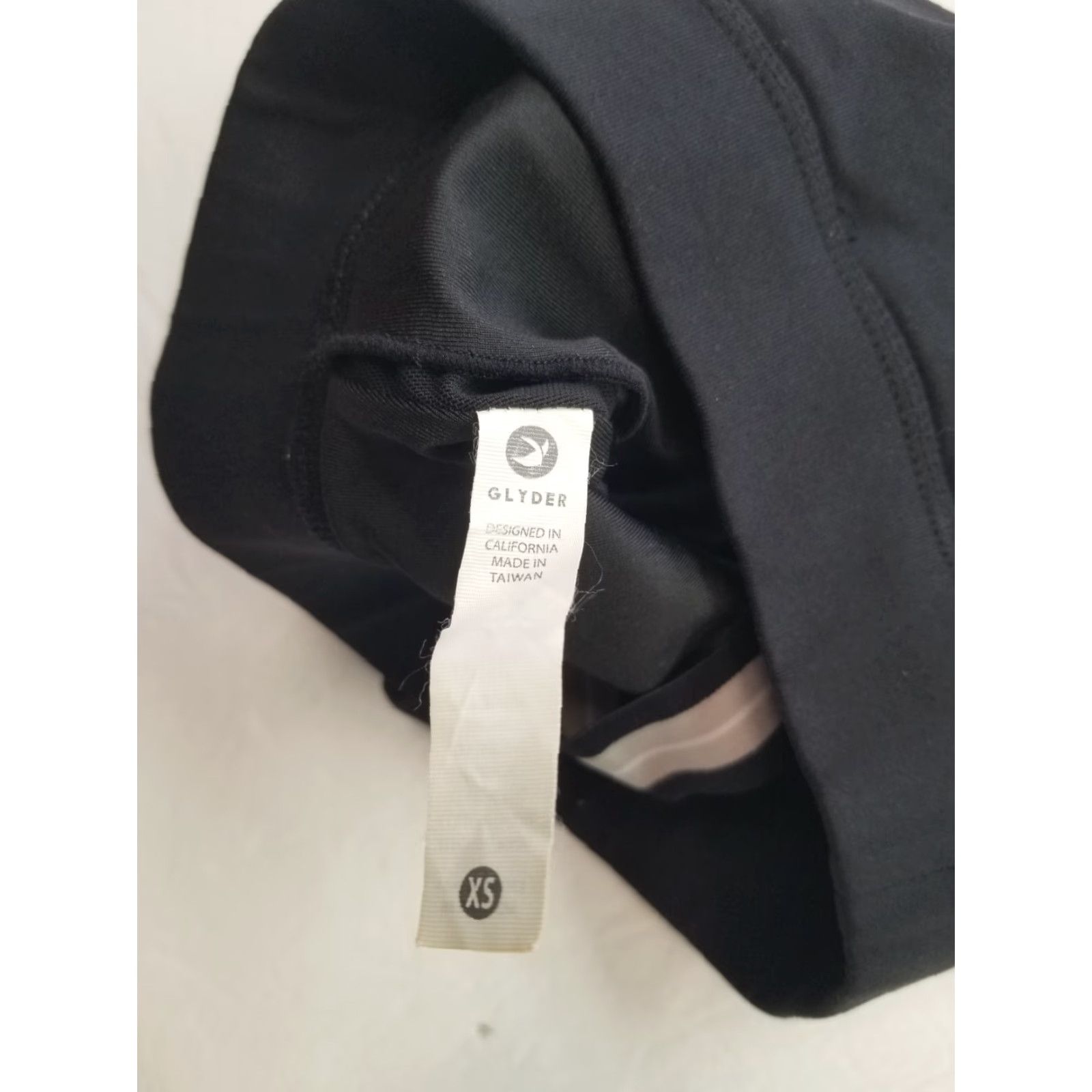 Vintage Glyder Women's Black Incline Sports Bra XS Jazzercise Size XS Wireless Nylon Blend Activewear Size ONE SIZE - 5 Thumbnail