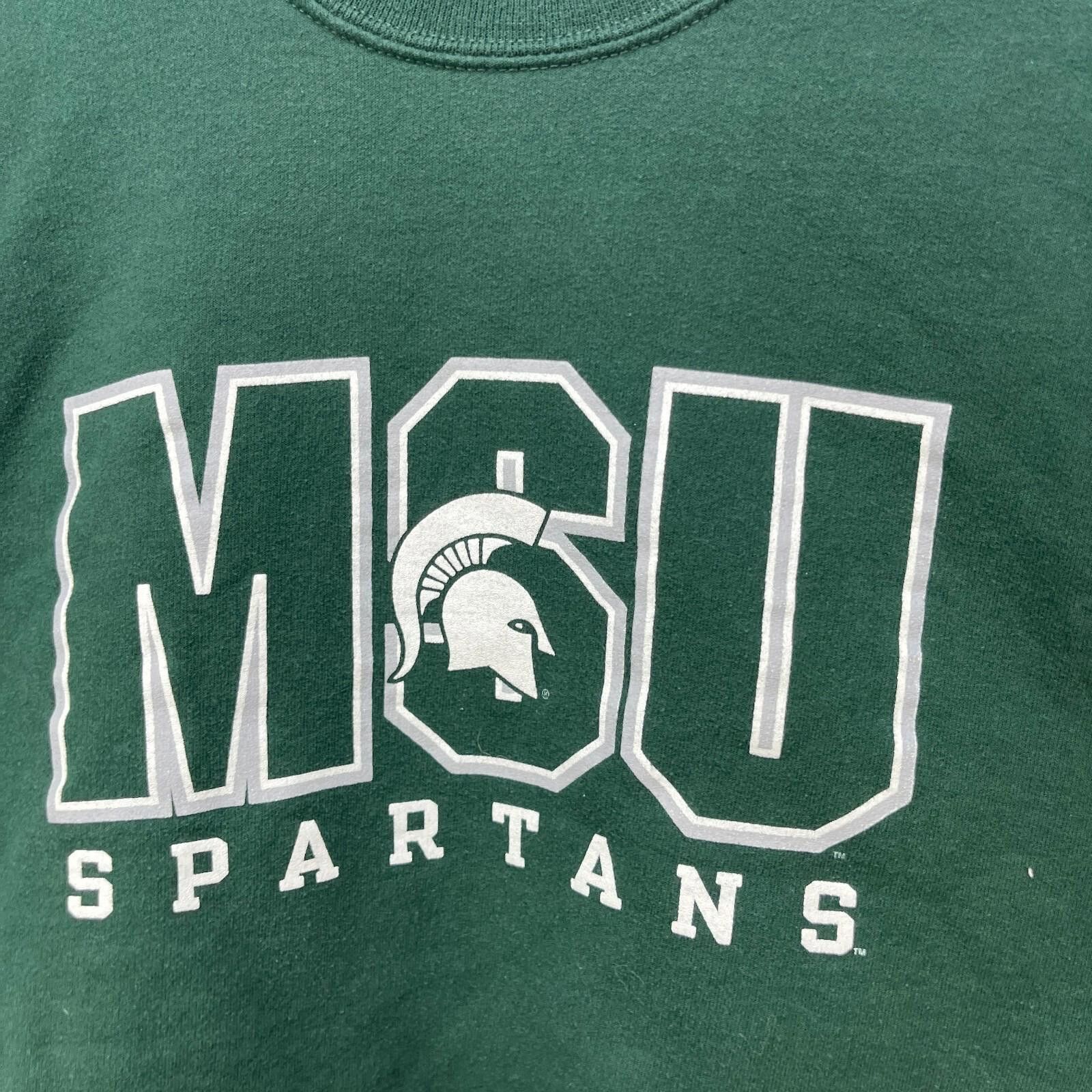 Other Vintage Michigan State University Spartans Sweatshirt Medium Size ONE SIZE - 3 Thumbnail
