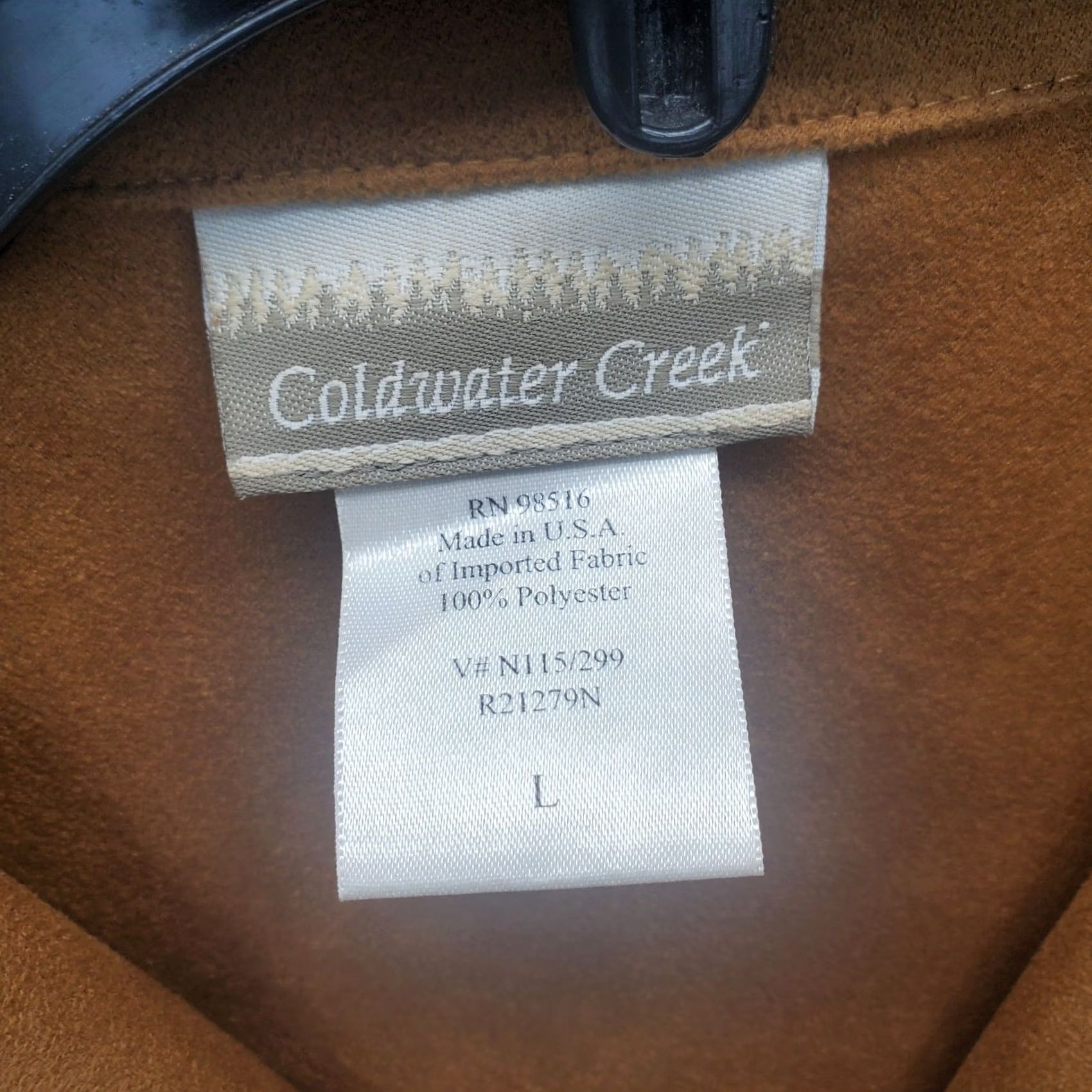 Coldwater Creek Coldwater Creek Button-Up Long Shirt Womens L Brown Notch Collar Front Size L / US 10 / IT 46 - 5 Thumbnail