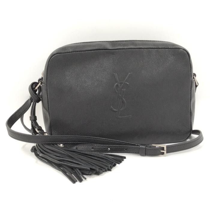 Yves Yves Saint Laurent Camera Bag Small Shoulder Bag Fringe Leather