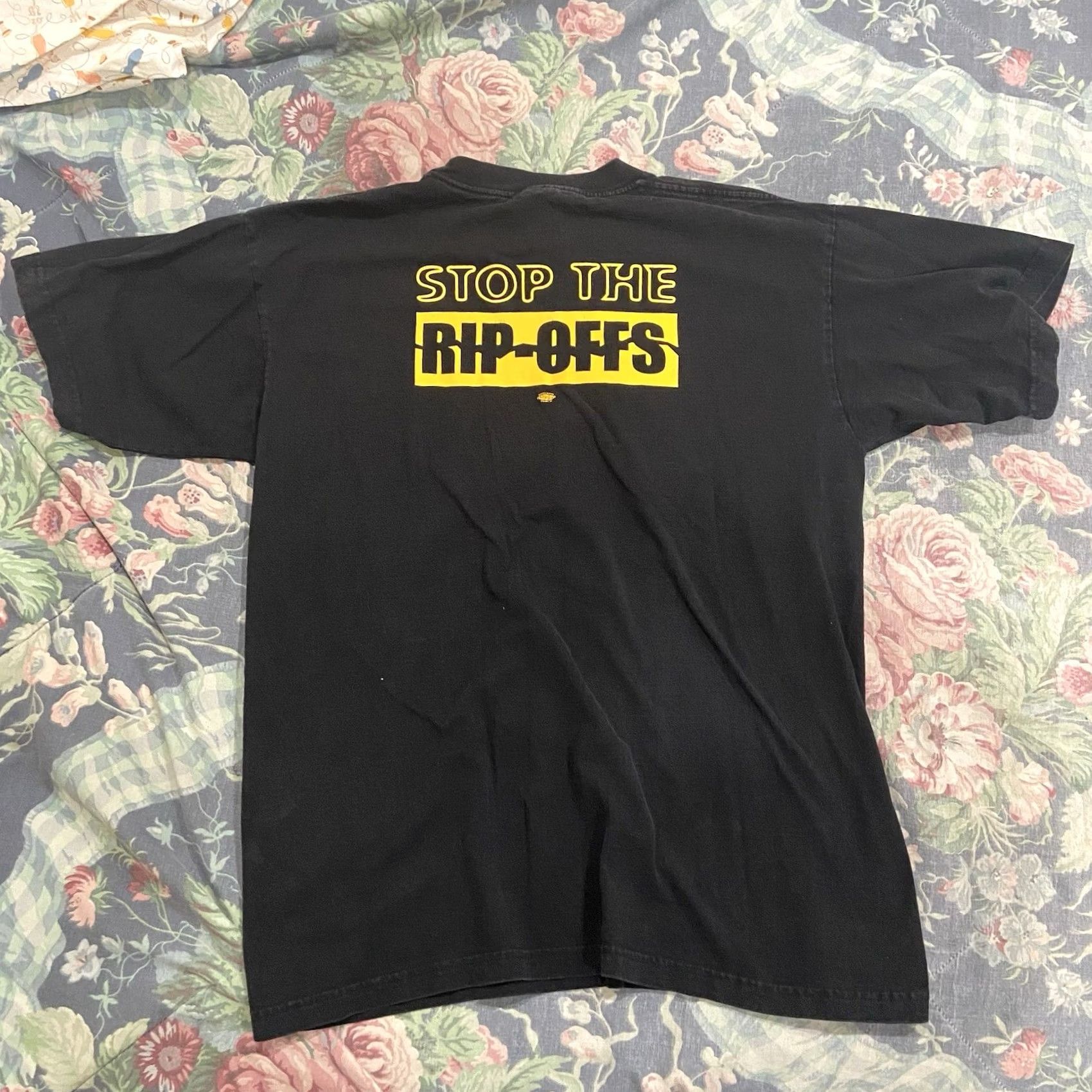 Vintage VINTAGE y2k Stand Up For The CSU Shirt California Faculty Association XL California Shirt Unisex Adults Crew Neck Black Cotton Blend Studded 90s? Size L / US 10 / IT 46 - 2 Thumbnail