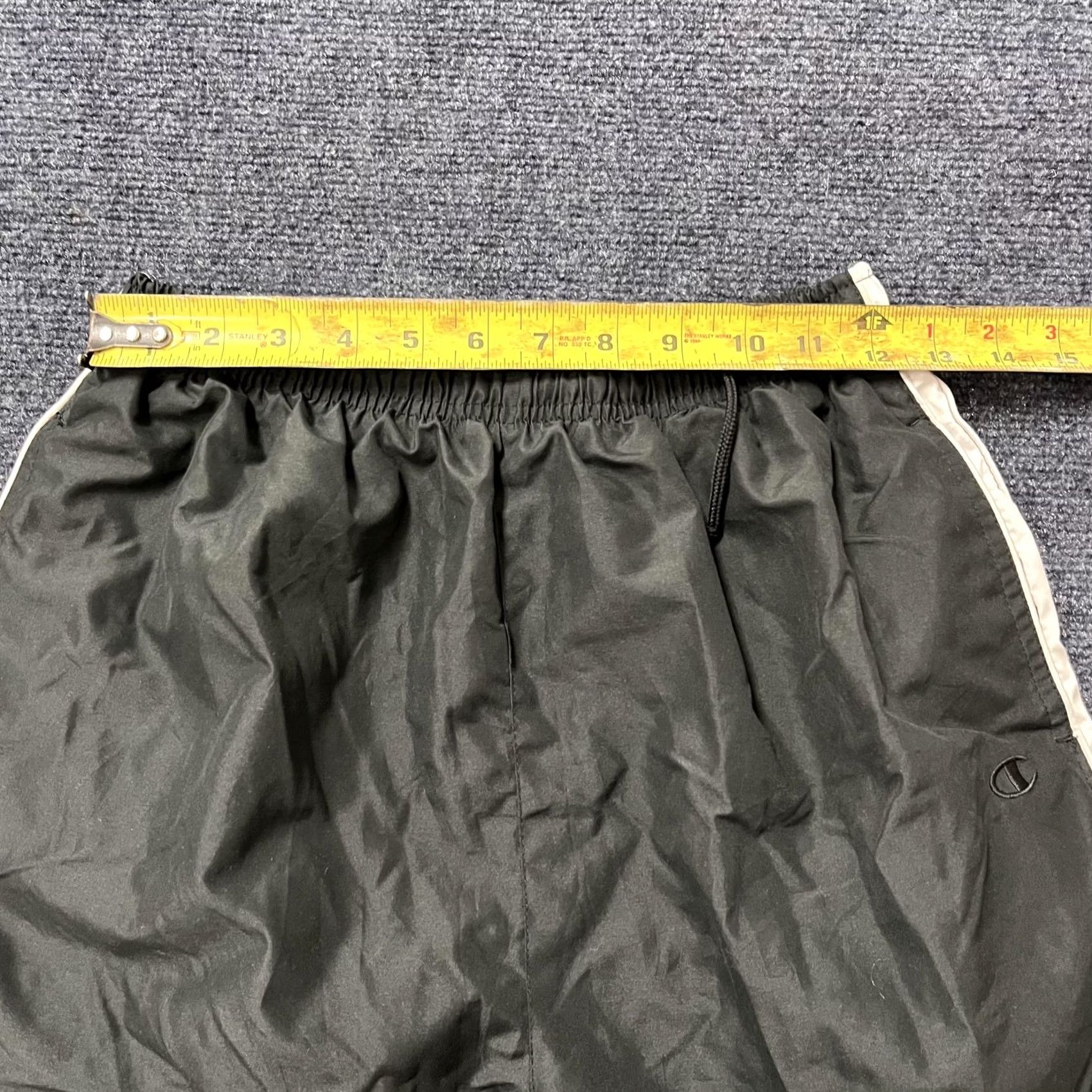 Champion Champion Track Pants Mens M Green Stripe Pockets Elastic Drawstring Ankle Zipper Athletic Running Jogging Gym Casual Size US 31 - 5 Thumbnail