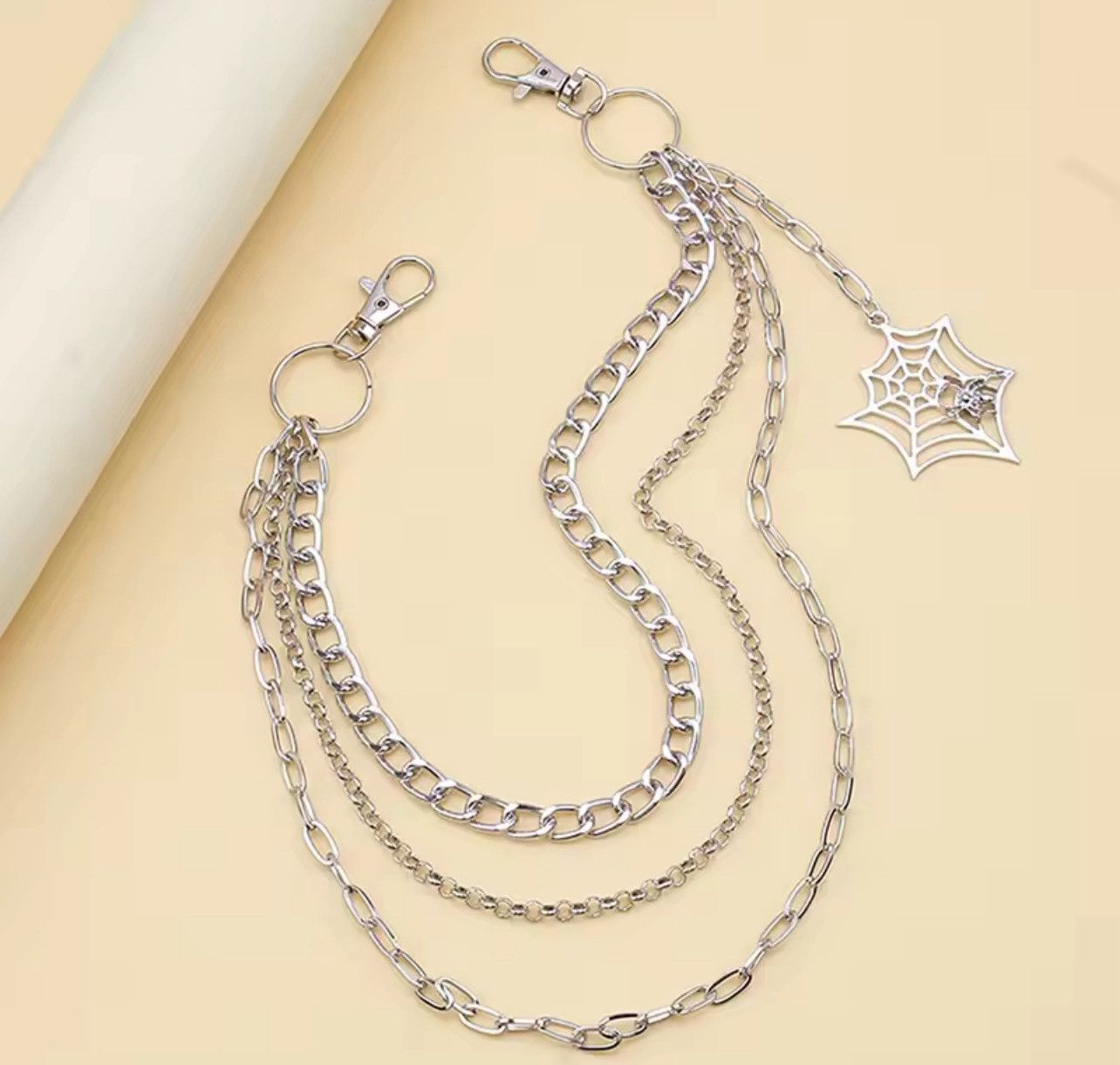 Other Chain Spider Pendant Jeans Chain Size ONE SIZE - 4 Thumbnail