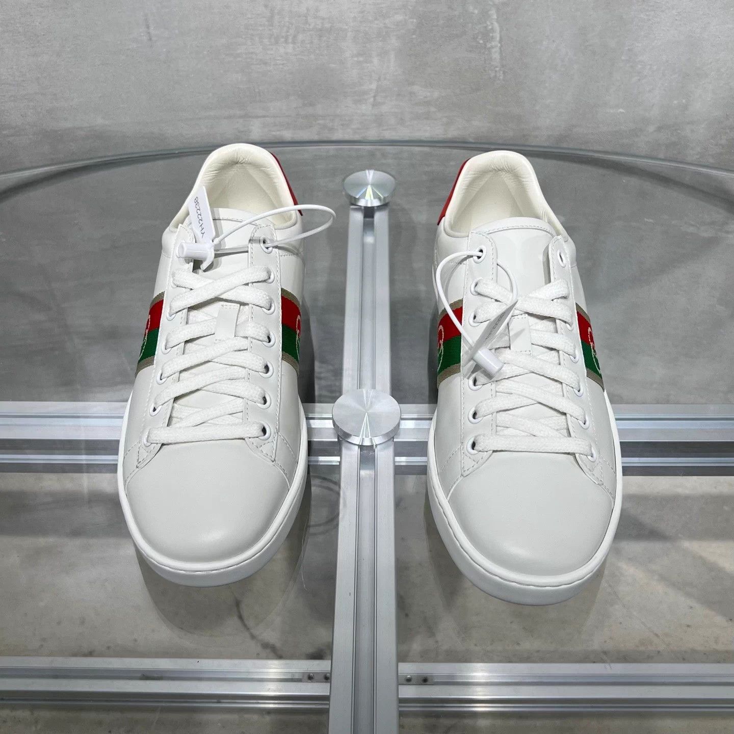 Gucci ACE Interlocking G White Sneakers 37.5