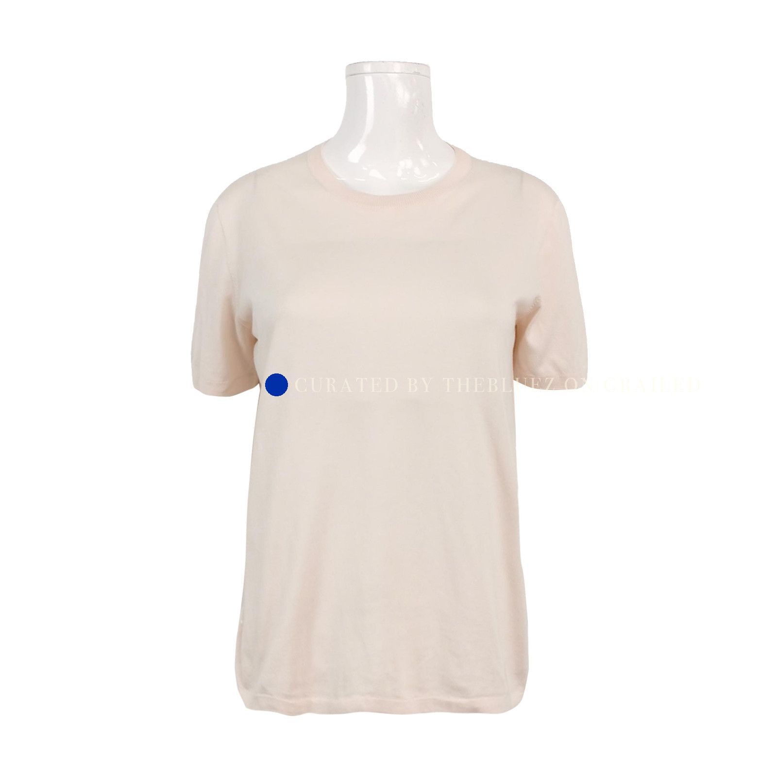 Loro Piana Beige Silk Knit Short Sleeve Sweater Size US S / EU 44-46 / 1 - 1 Thumbnail