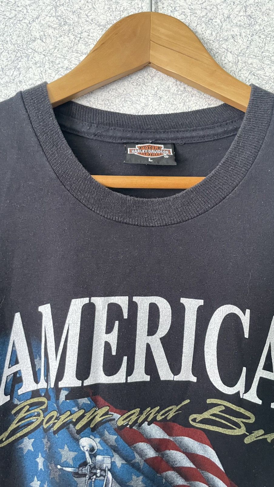 Harley Davidson 3d emblem t shirt vintage 1992 harley davidson Size US L / EU 52-54 / 3 - 5 Thumbnail