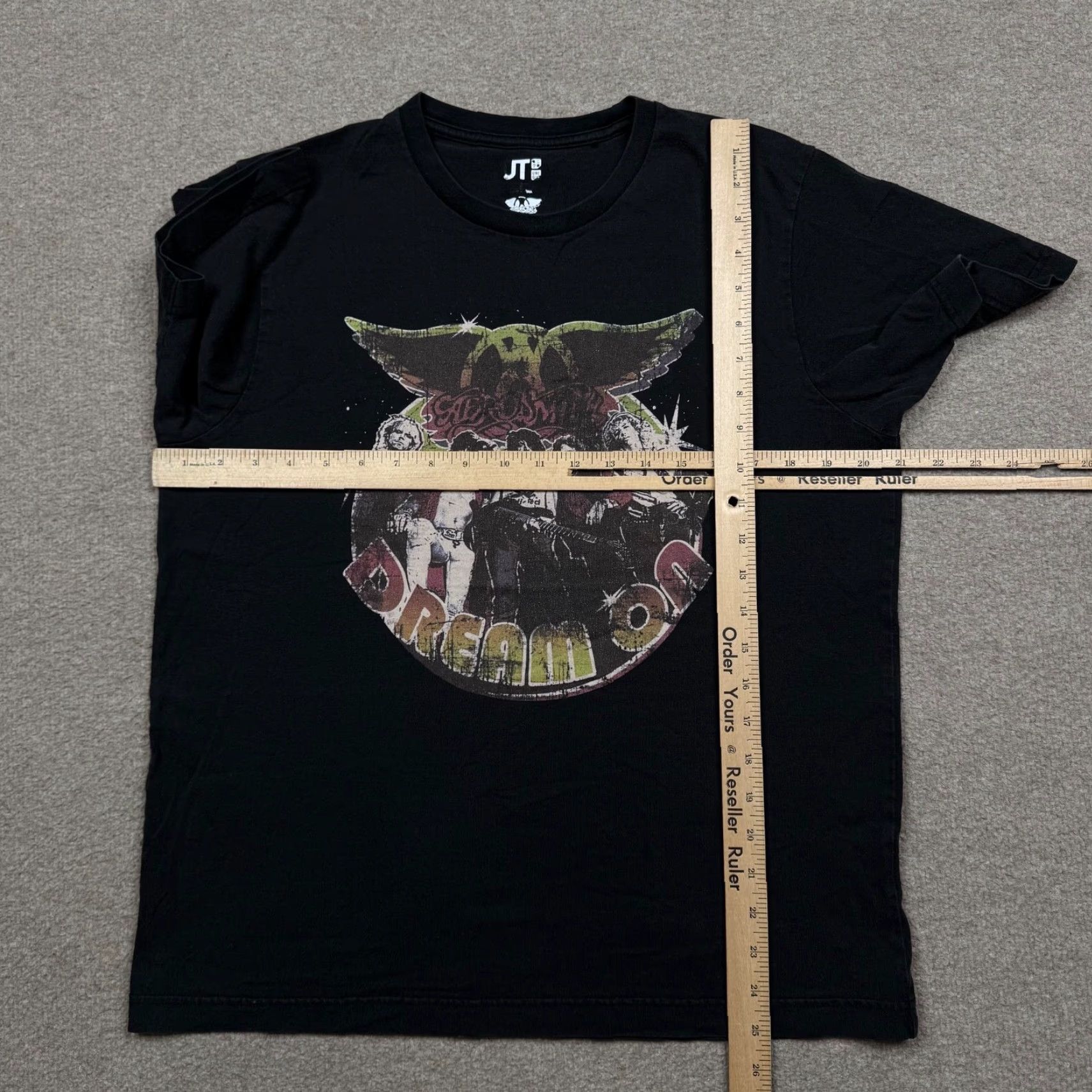 Uniqlo Aerosmith Uniqlo Shirt Men's L Black Short Sleeve Graphic Tee Crewneck Rare Size US L / EU 52-54 / 3 - 4 Thumbnail