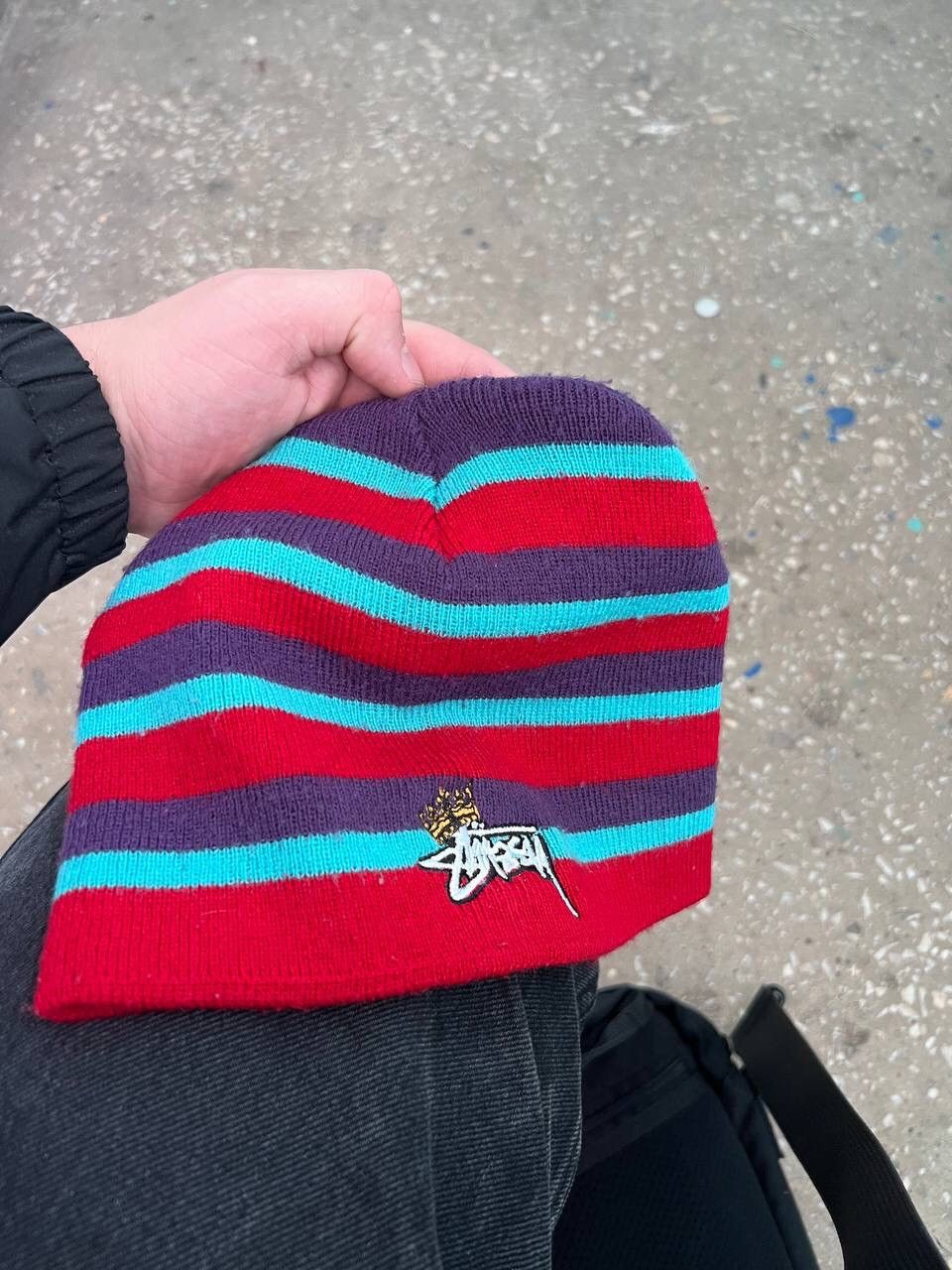 Stussy 90s Stussy multicolour rainbow hat crown embroidered logo Size ONE SIZE - 2 Thumbnail