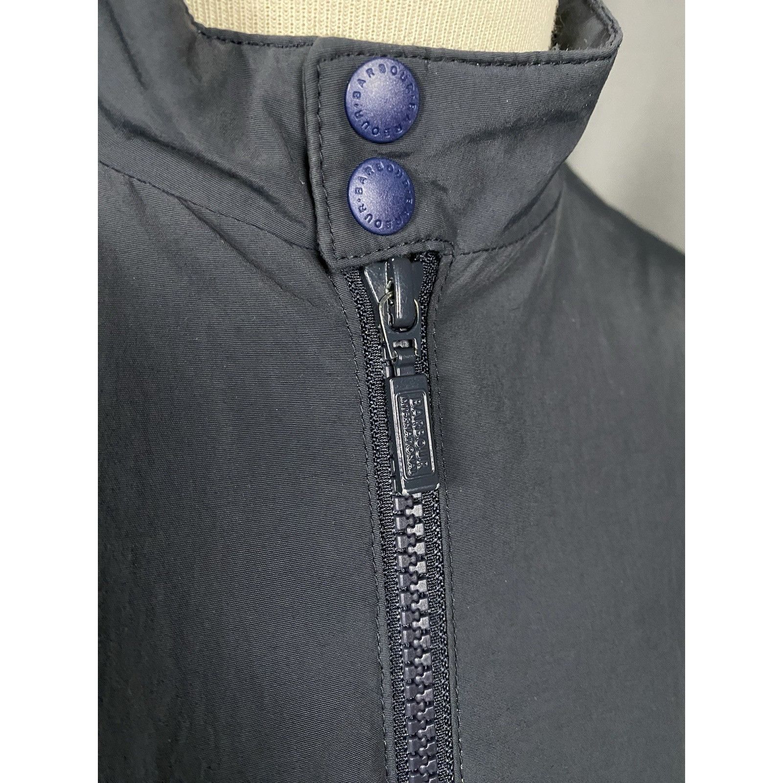 Barbour Barbour Int. Runnel Men's Blue High Neck Bomber Jacket Size Size US S / EU 44-46 / 1 - 9 Thumbnail