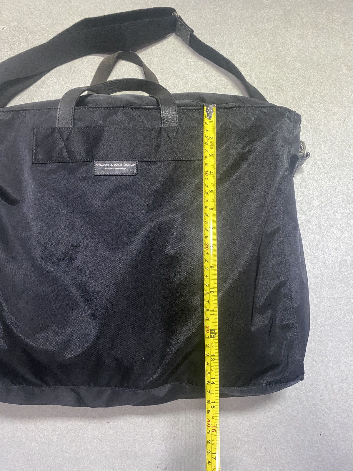Japanese Brand × Y's × Yohji Yamamoto Y’saccs Pour Homme Duffle|Sling|Messenger Bag Size ONE SIZE - 6 Thumbnail