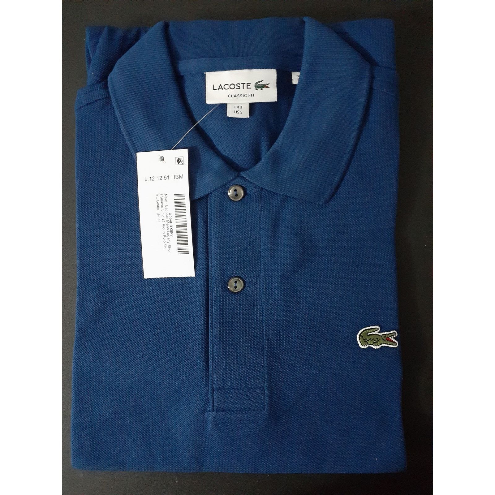Lacoste Lacoste Mens Legacy Short Sleeve Pique Polo T, Globe, Small Size US S / EU 44-46 / 1 - 3 Thumbnail