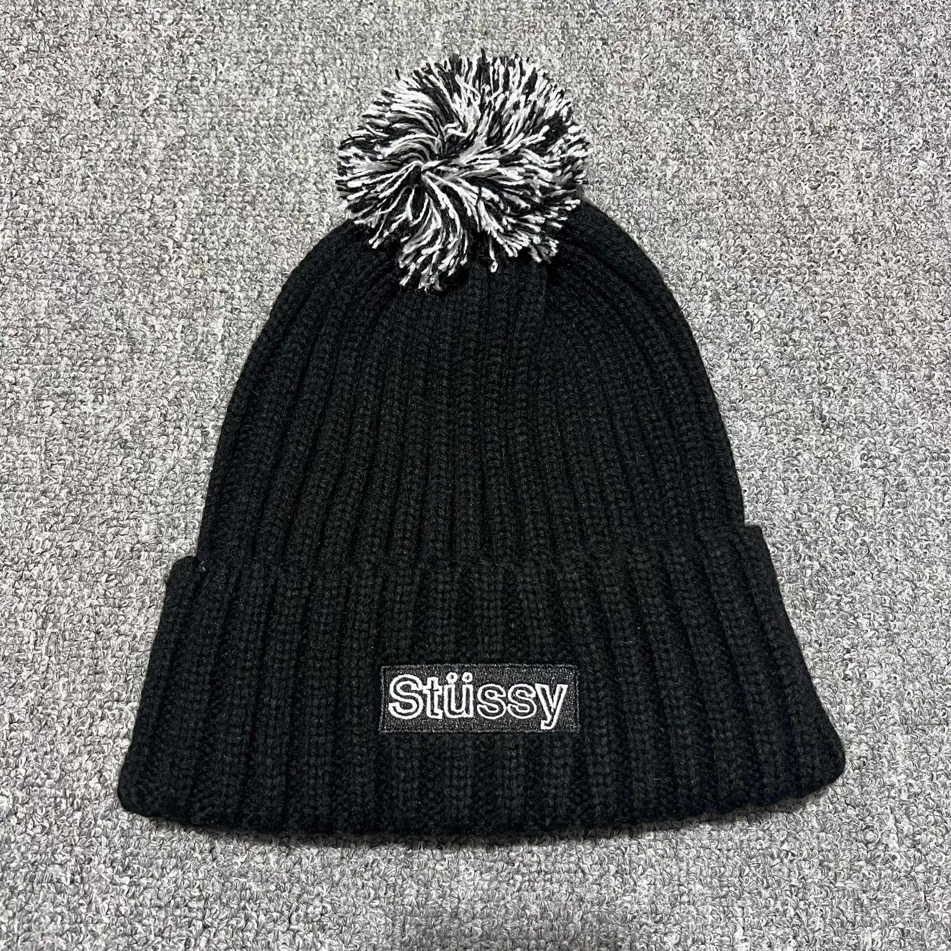 Stussy Stussy Embroidered Box Logo Knit Beanie Q7 Size ONE SIZE - 2 Thumbnail