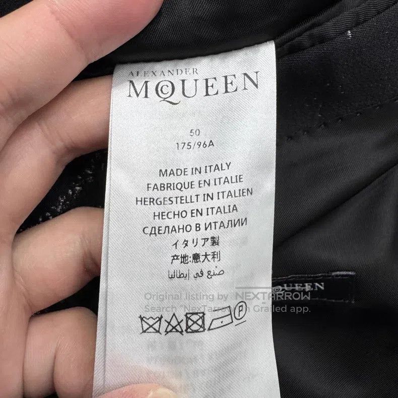 Alexander McQueen Alexander Mcqueen Graffiti suit jacket Size 50R - 4 Thumbnail